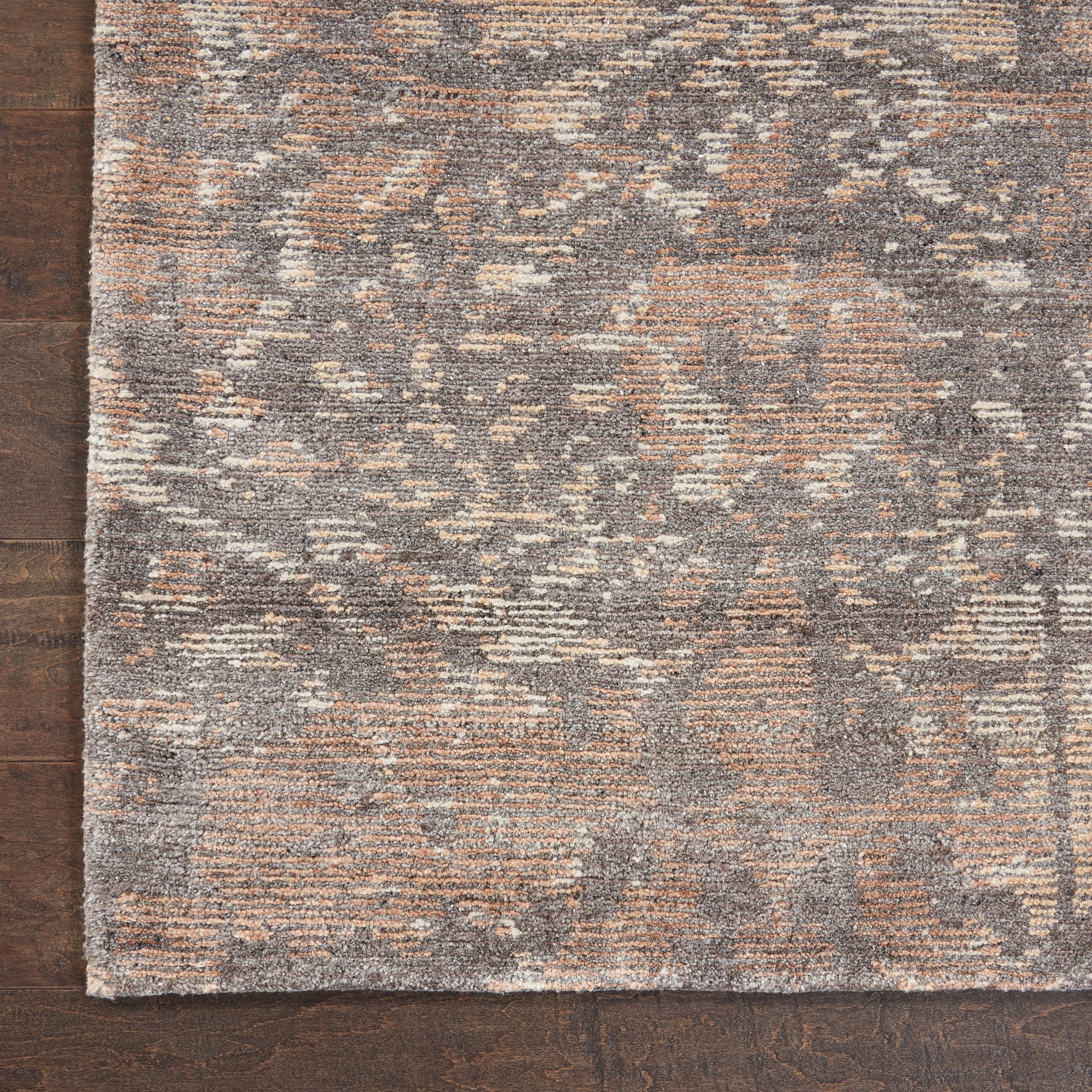 Ash Essentials Brown Modern Cotton Blend Rug