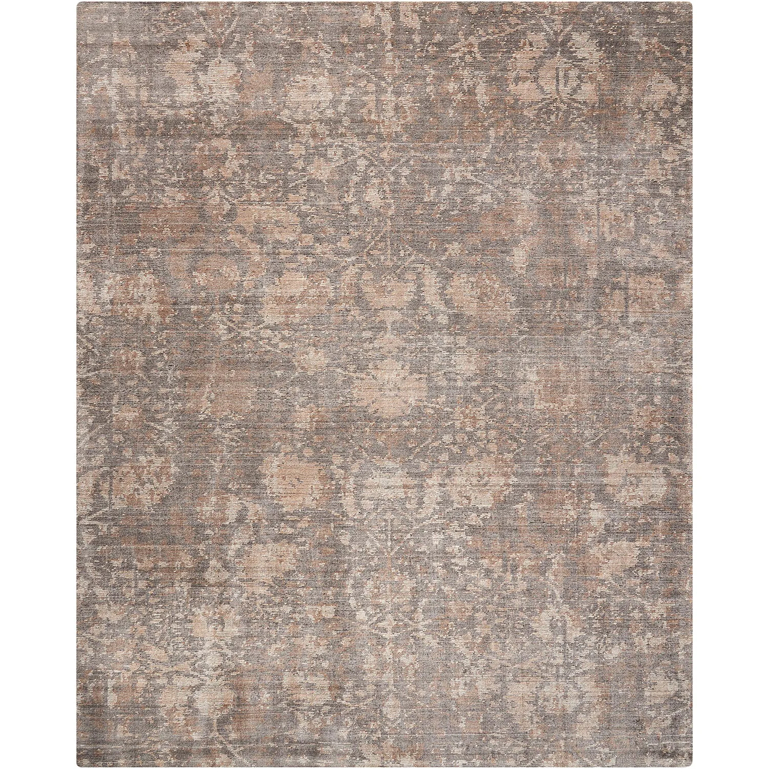 Ash Essentials Brown Modern Cotton Blend Rug
