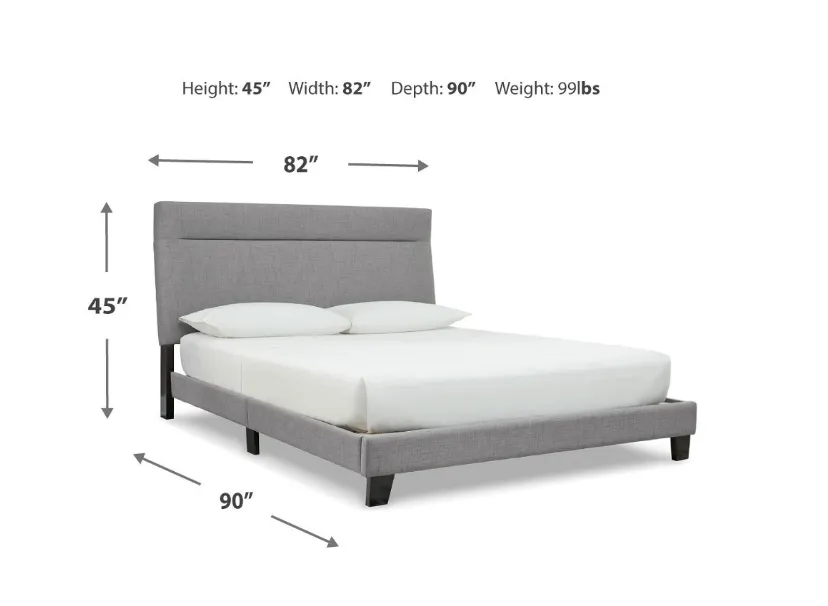 Ashley Furniture Adelloni Queen Upholstered Bed Frame