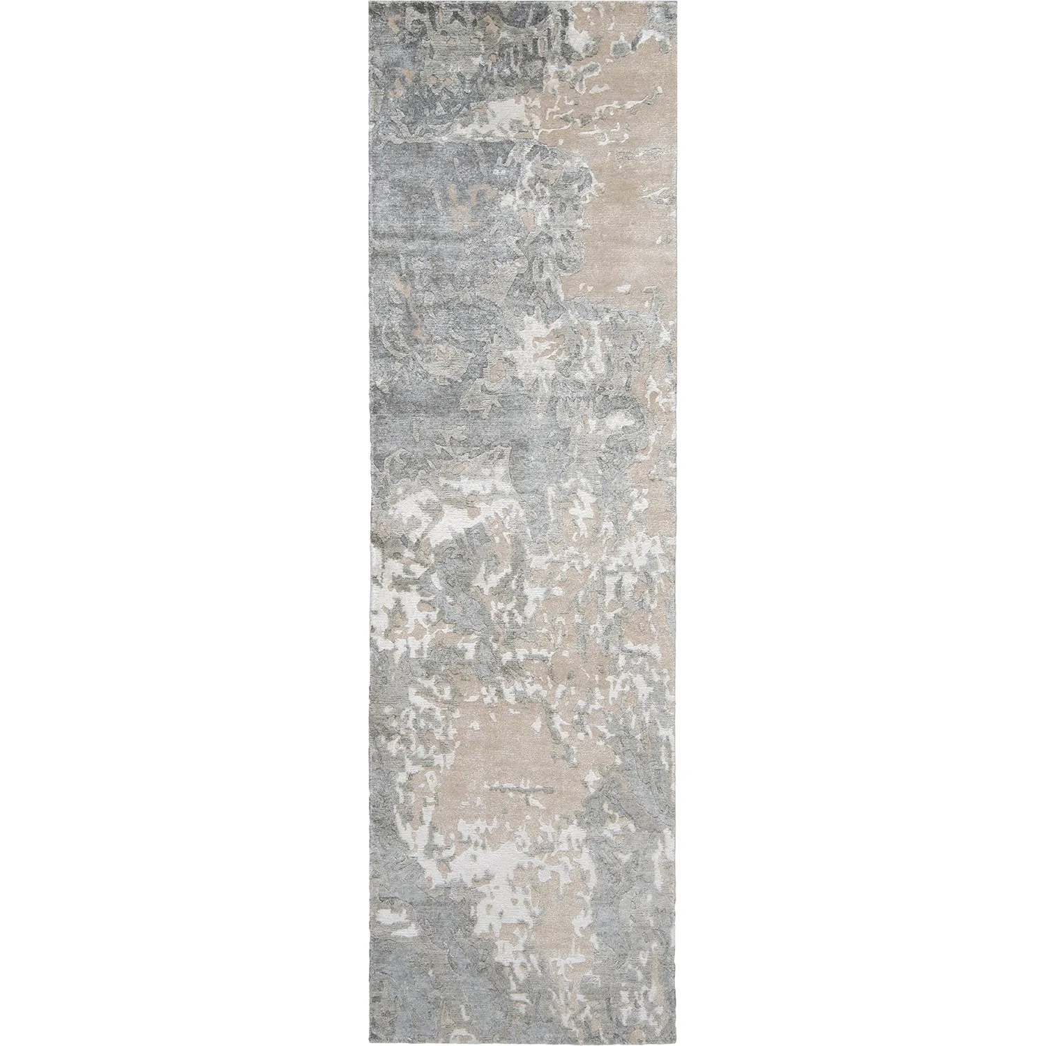 Beige Essentials Abstract Modern Wool Blend Rug