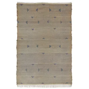 Beige Moroccan Wool Rug - 12'1" x 19'1"