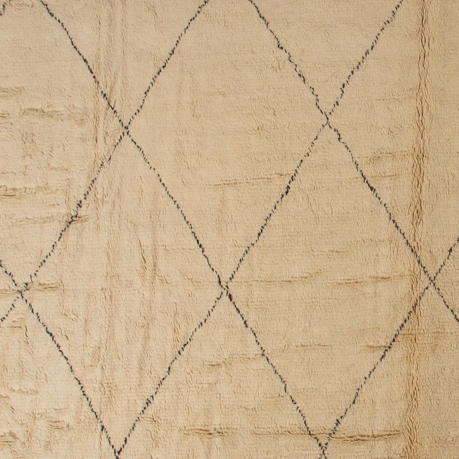 Beige Moroccan Wool Rug - 20' x 30'