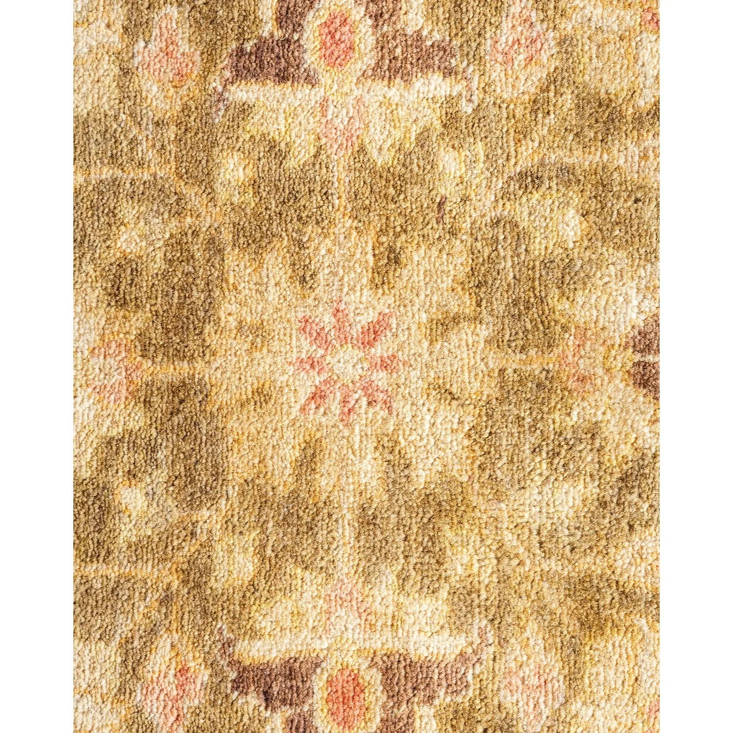 Beige Traditional Wool Rug - 8'4" x 13'7"