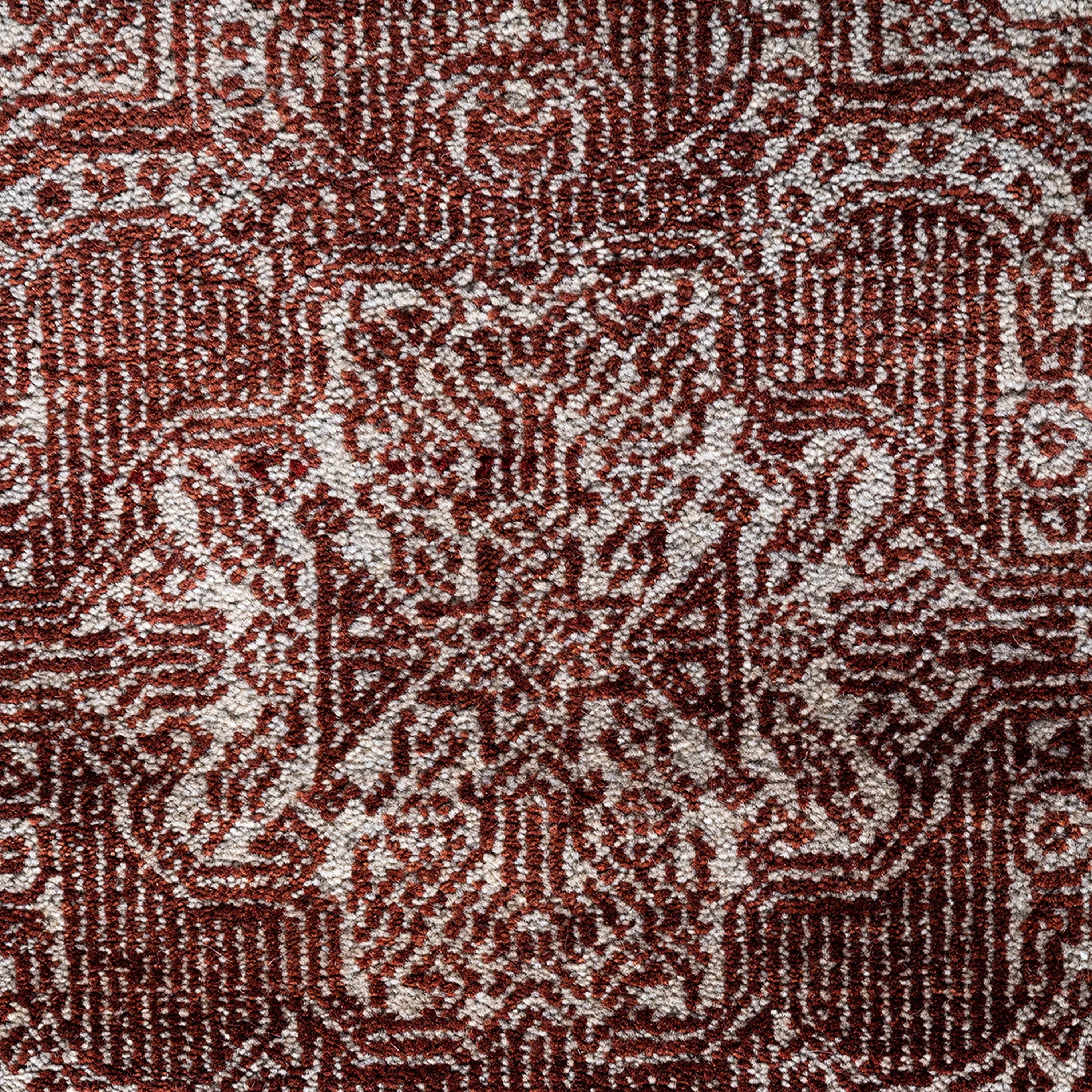 Beige Transitional Wool Rug - 8'2" x 10'2"