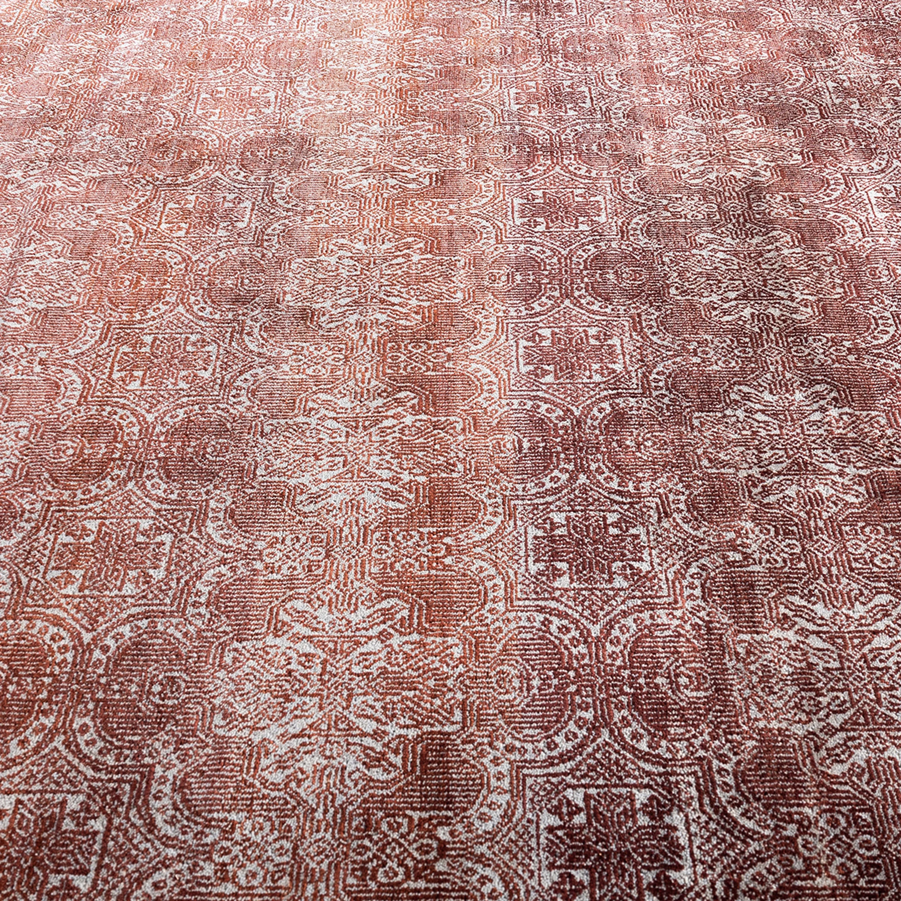 Beige Transitional Wool Rug - 8'2" x 10'2"