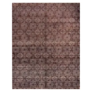 Beige Transitional Wool Rug - 8'2" x 10'2"