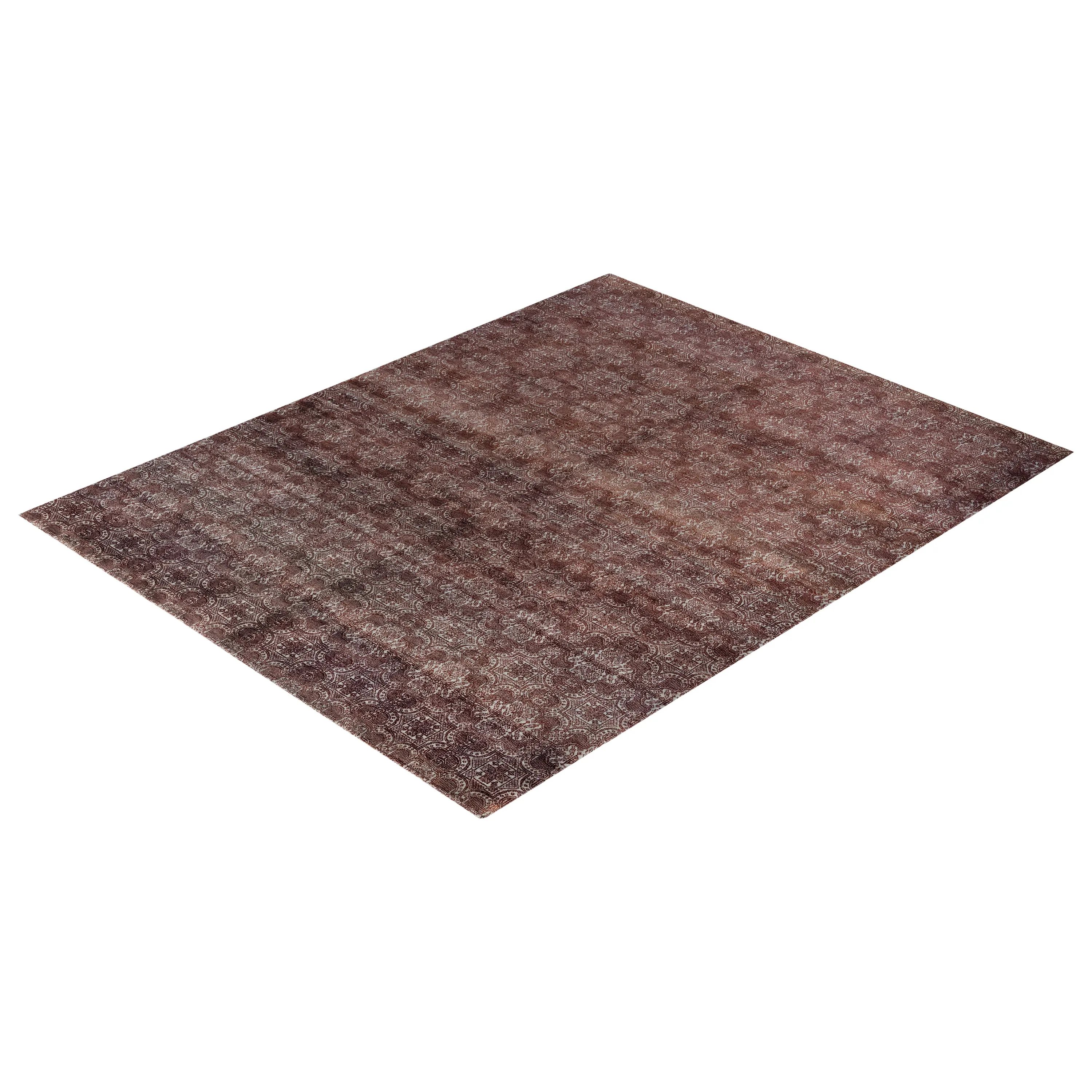 Beige Transitional Wool Rug - 8'2" x 10'2"
