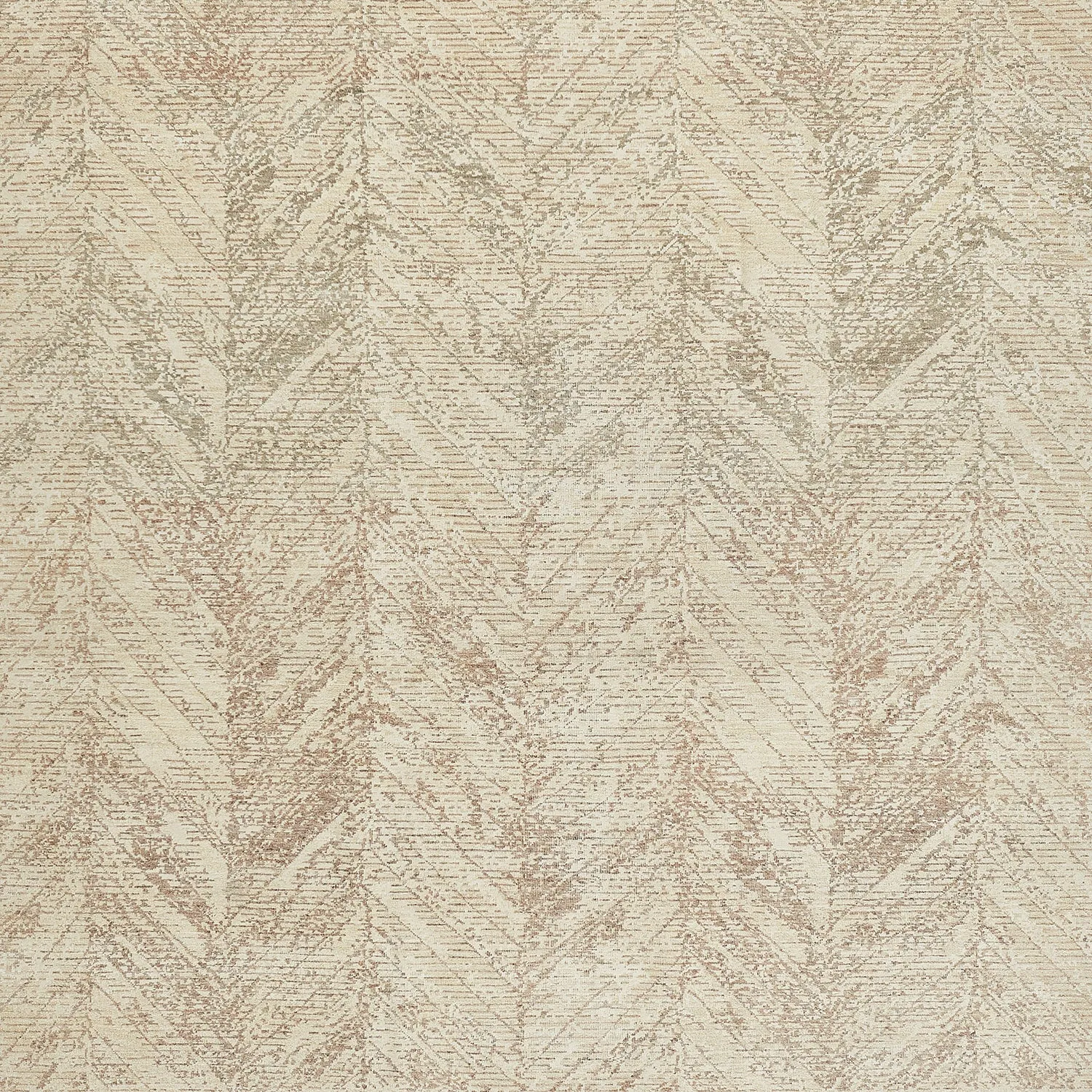 Beige Transitional Wool   Silk Rug - 7'1" x 10'1"