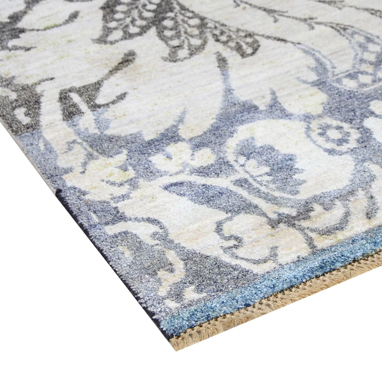 Black Alchemy Transitional Silk Runner - 3' x 15'6"