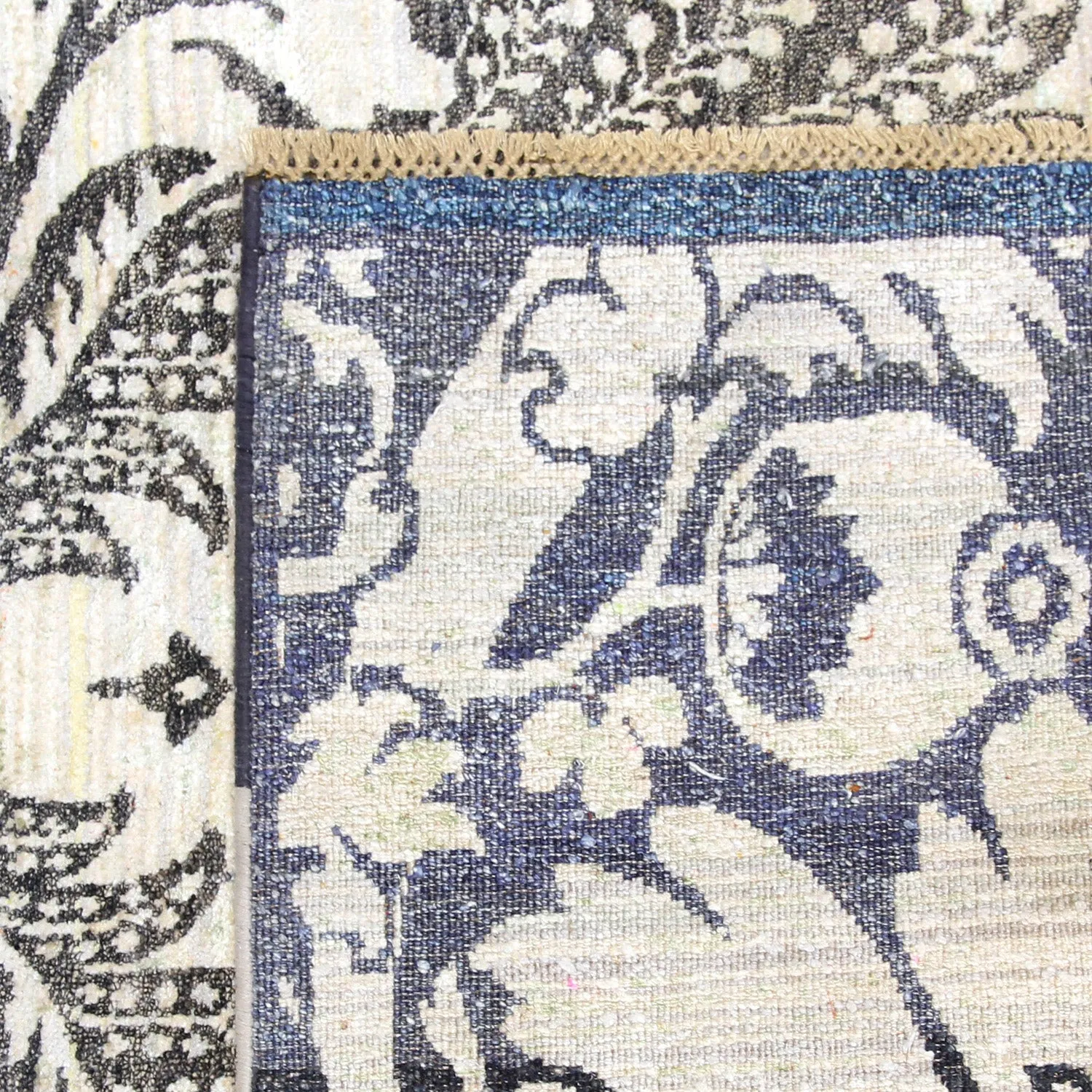 Black Alchemy Transitional Silk Runner - 3' x 15'6"