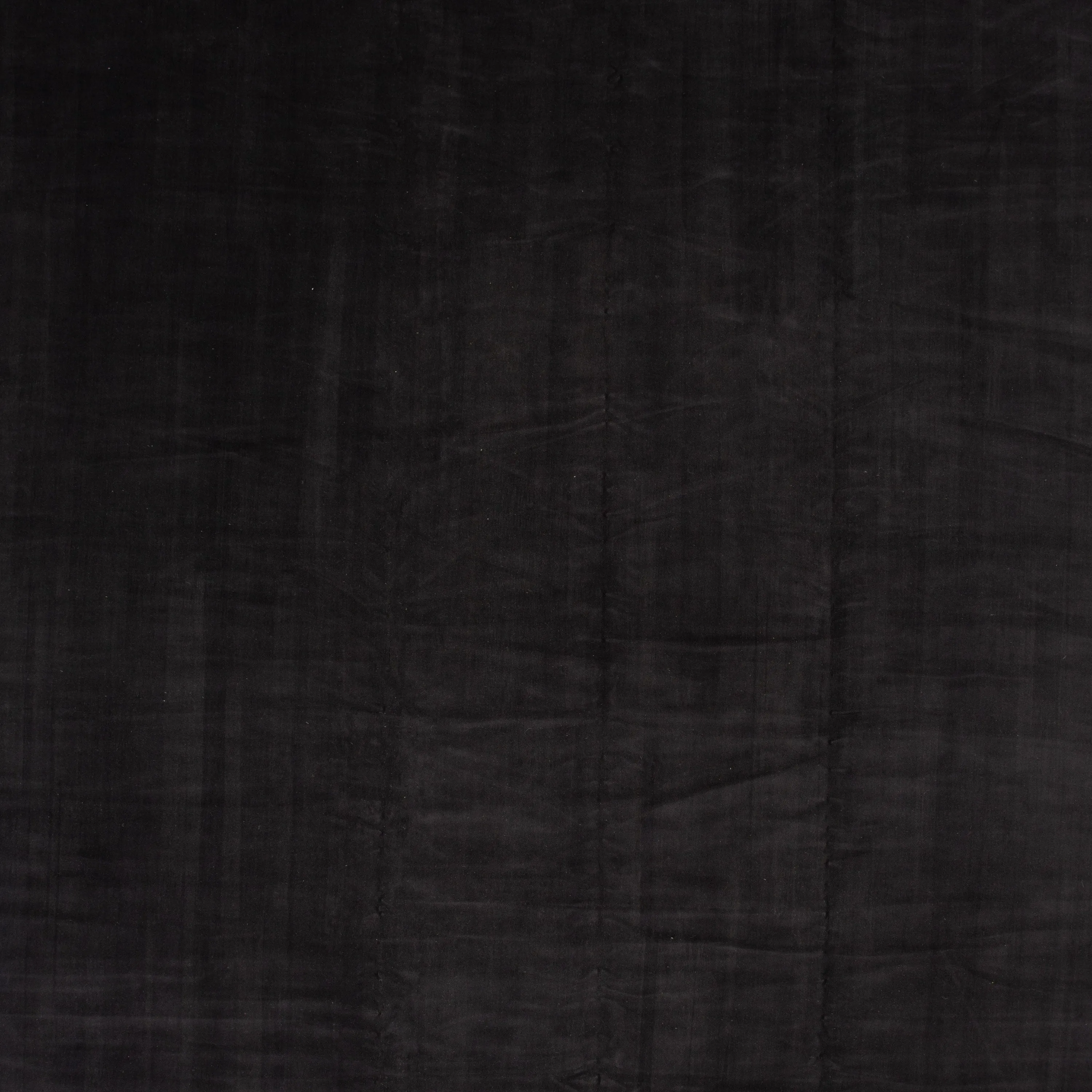 Black Solid Tibetan Pashmina Rug - 14'4" x 18'