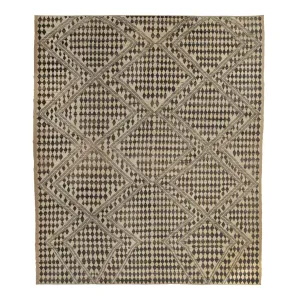 Black Zameen Transitional Wool Rug - 13'10" x 16'3"