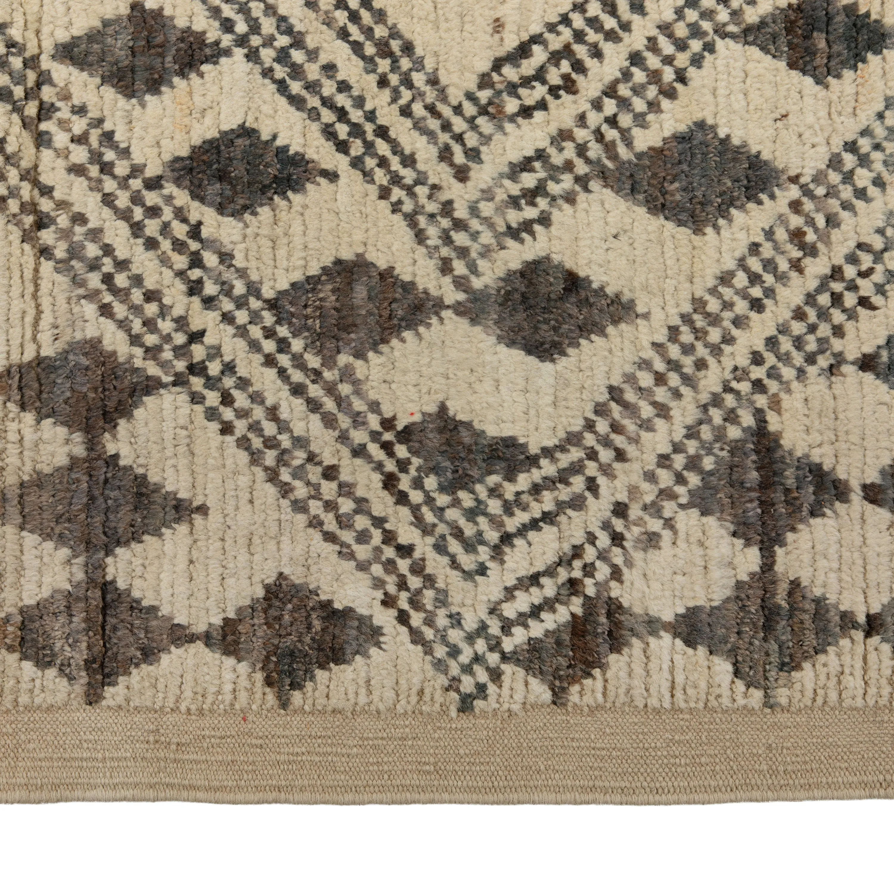 Black Zameen Transitional Wool Rug - 13'10" x 16'3"