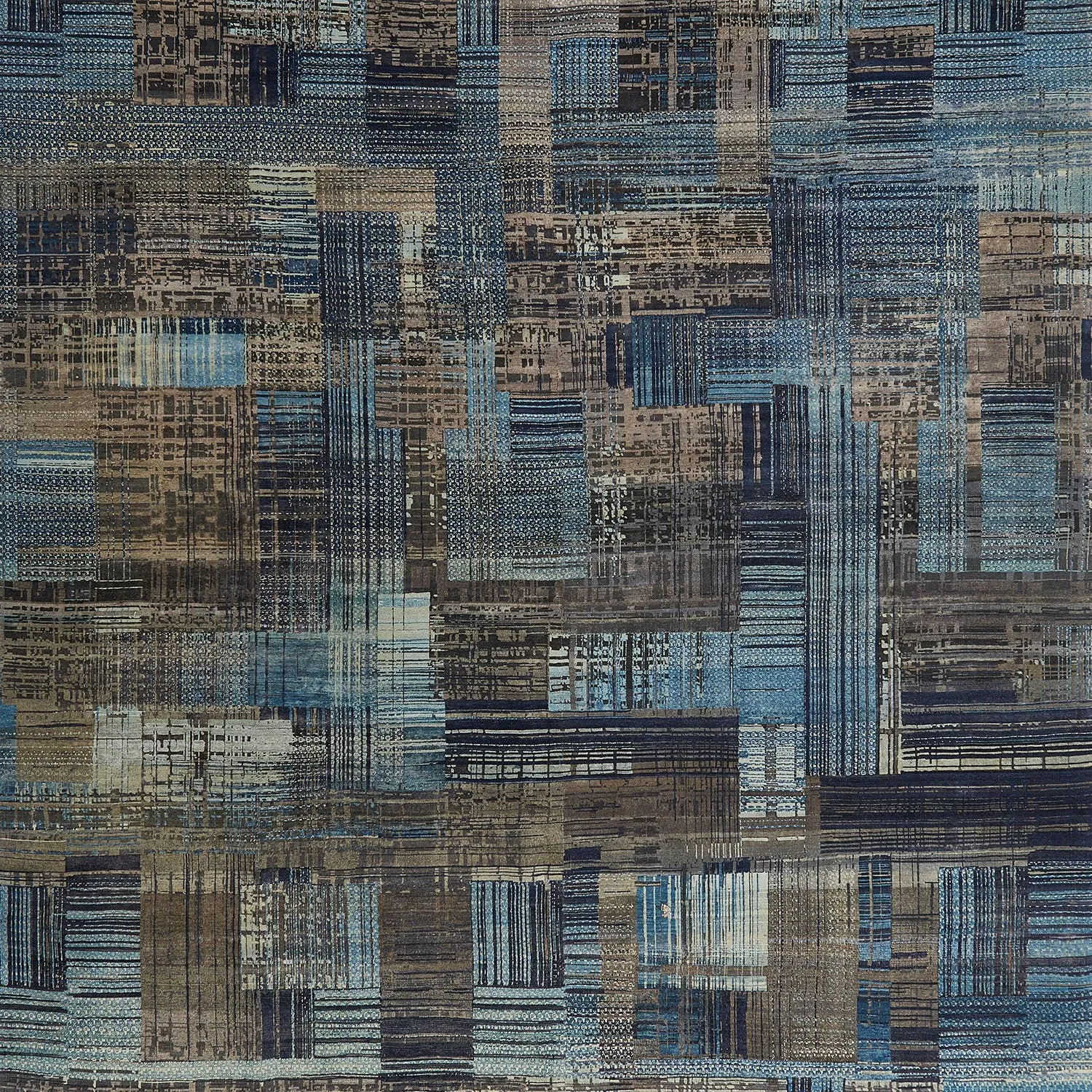 Blue Alchemy Transitional Wool Silk Blend Rug - 11'1" x 14'3"