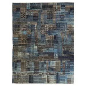 Blue Alchemy Transitional Wool Silk Blend Rug - 11'1" x 14'3"
