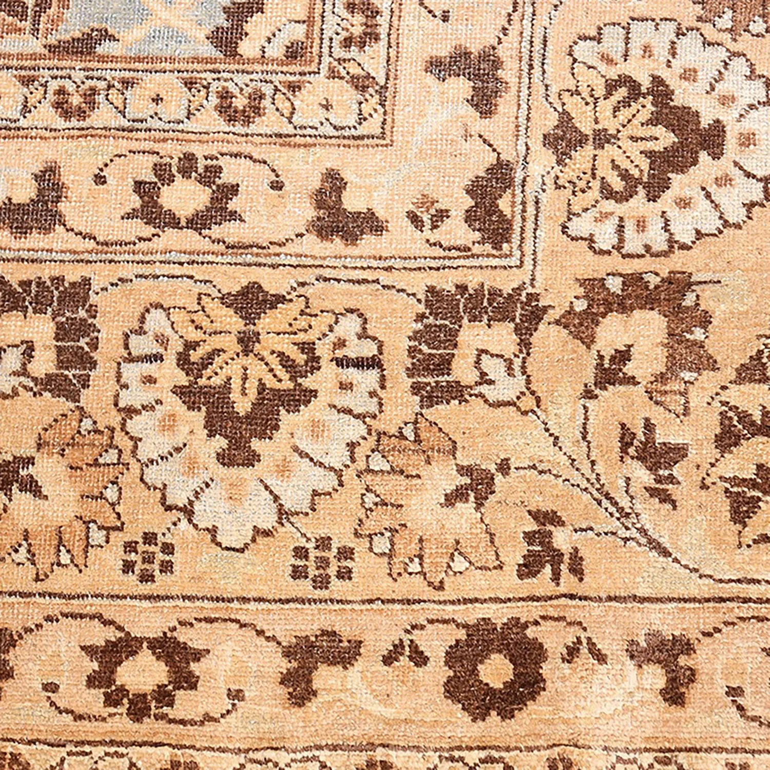 Blue Antique Persian Khorassan Rug - 11'9" x 15'0"