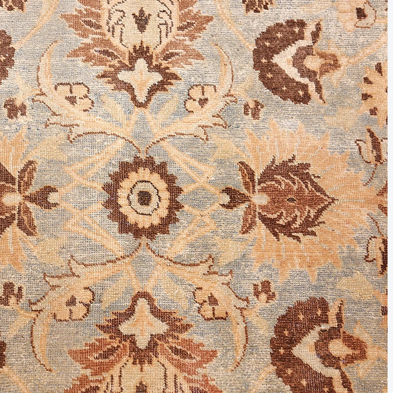 Blue Antique Persian Khorassan Rug - 11'9" x 15'0"