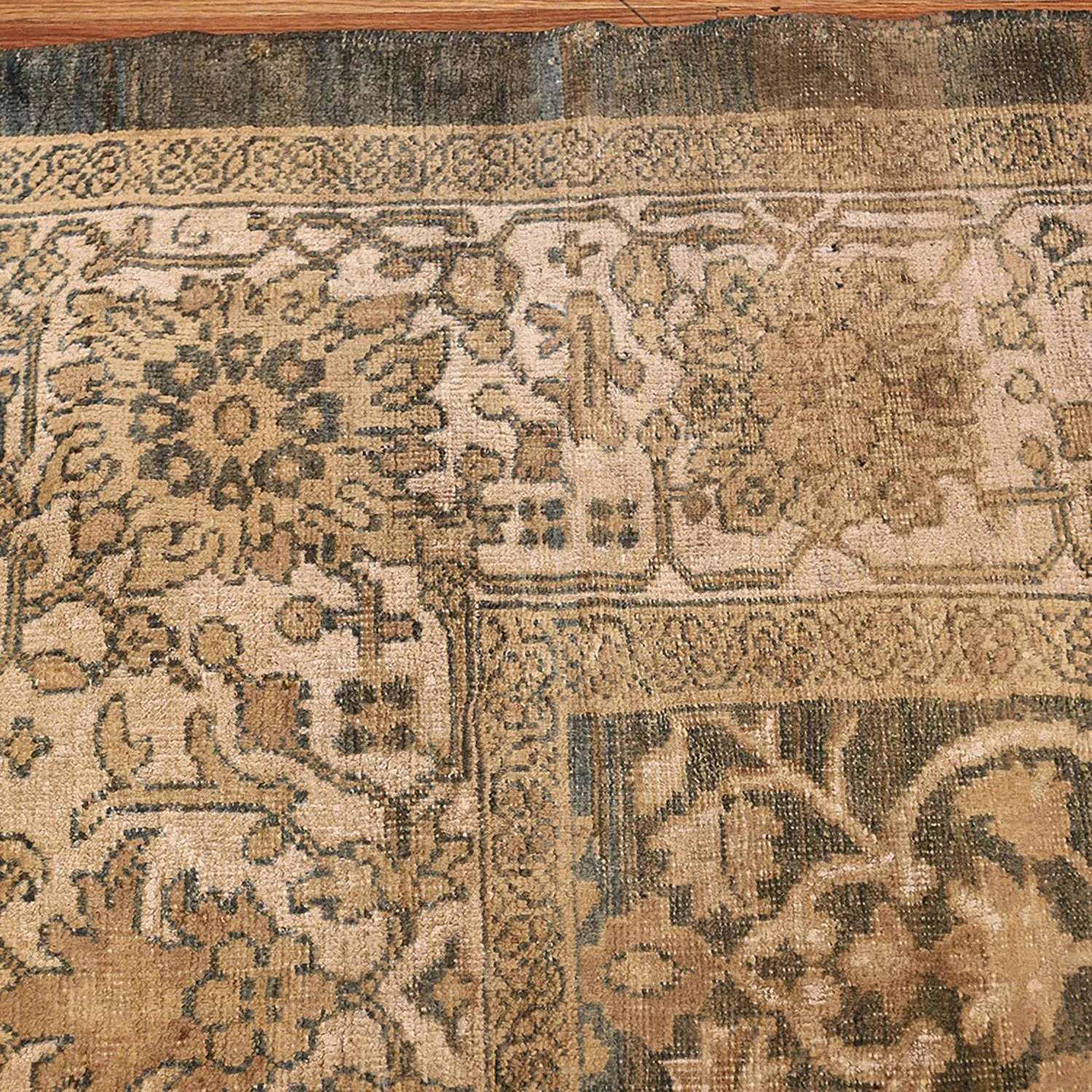 Blue Antique Persian Sultanabad Rug - 11'4" x 16'10"