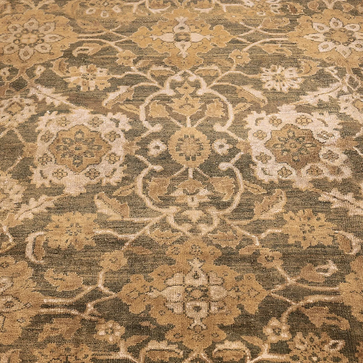 Blue Antique Persian Sultanabad Rug - 11'4" x 16'10"