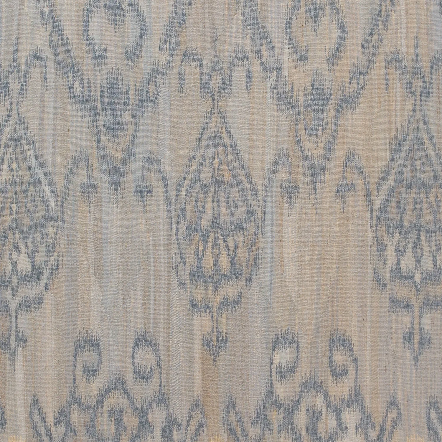 Blue Flatweave Wool Rug - 9' x 12'