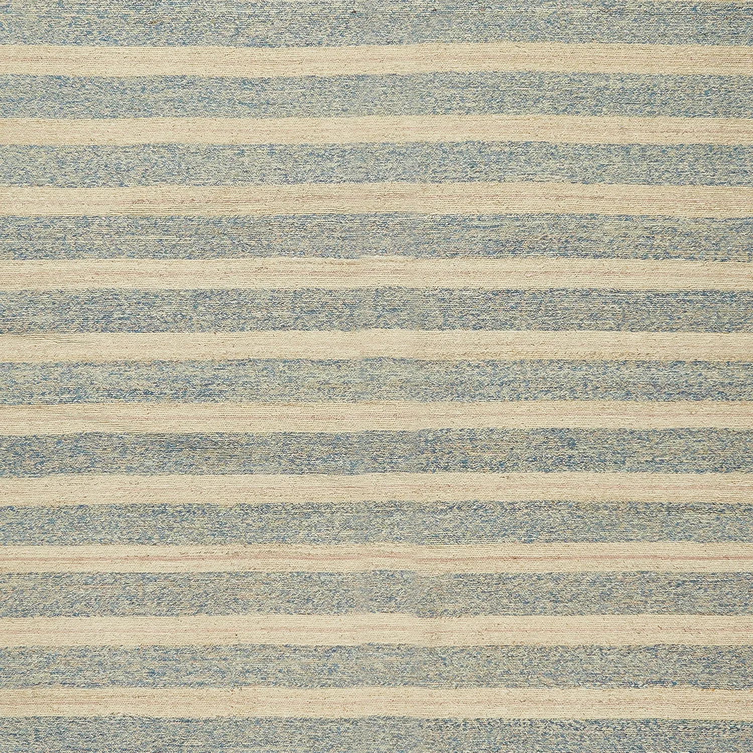 Blue Flatweave Wool Rug - 9' x 17'7"