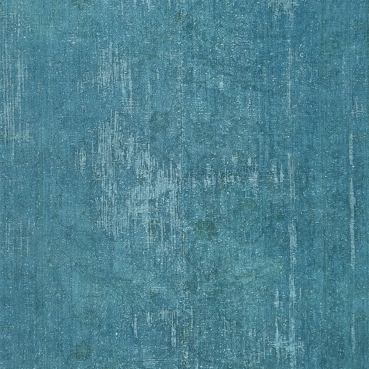 Blue Overdyed Wool Runner - 3'7" x 11'7"