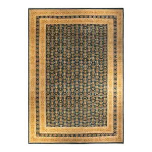 Blue Traditional Wool Rug - 12'4" x 17'10"