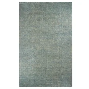 Blue Transitional Silk Rug - 18'11" x 30'4"