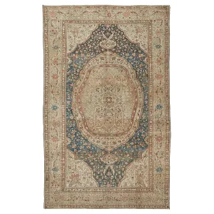 Blue Vintage Sabideh Wool Rug - 9'11" x 16'6"