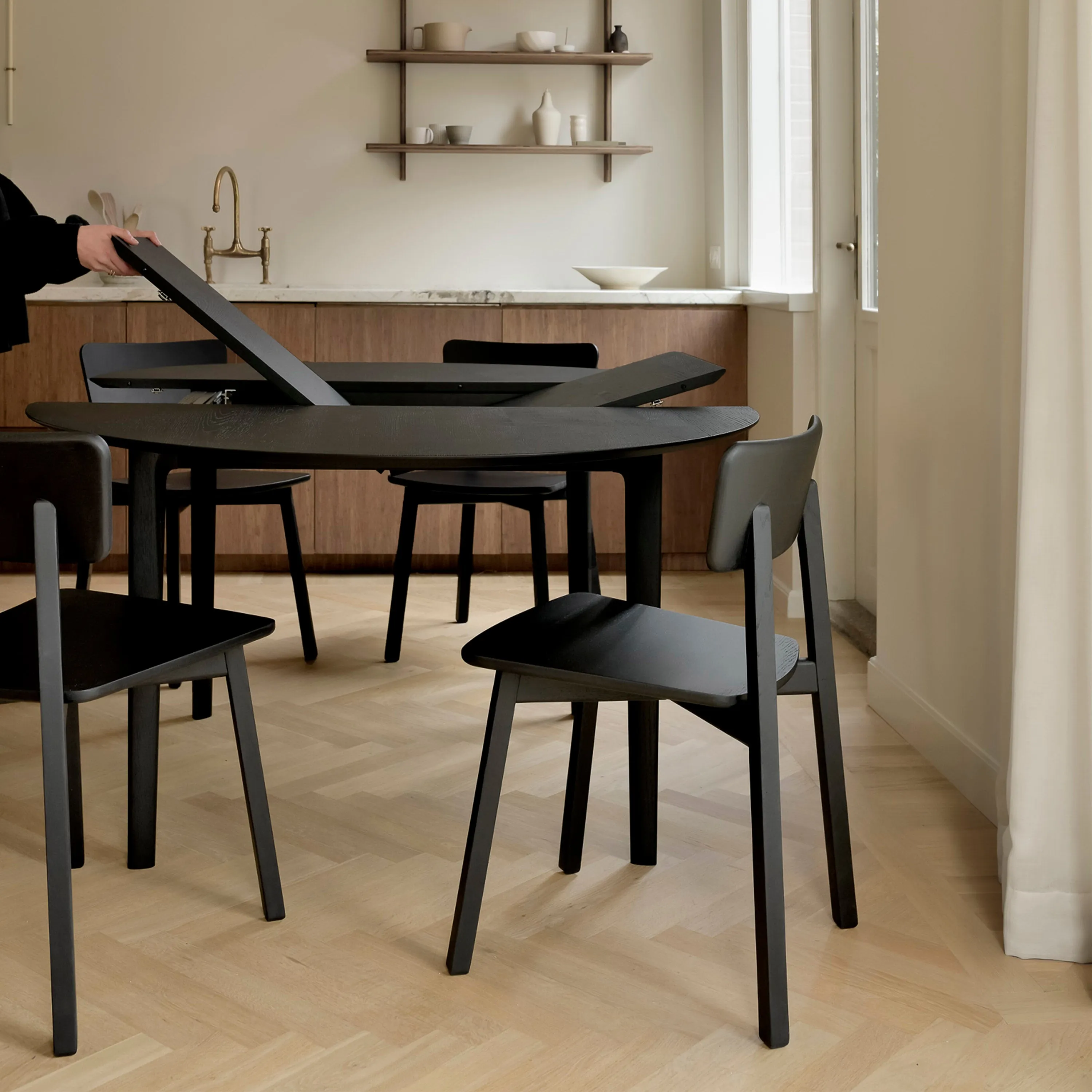 Bok Round Extendable Dining Table