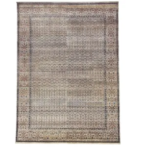 Brown Alchemy Transitional Wool Silk Blend Rug - 8'10" x 12'02"