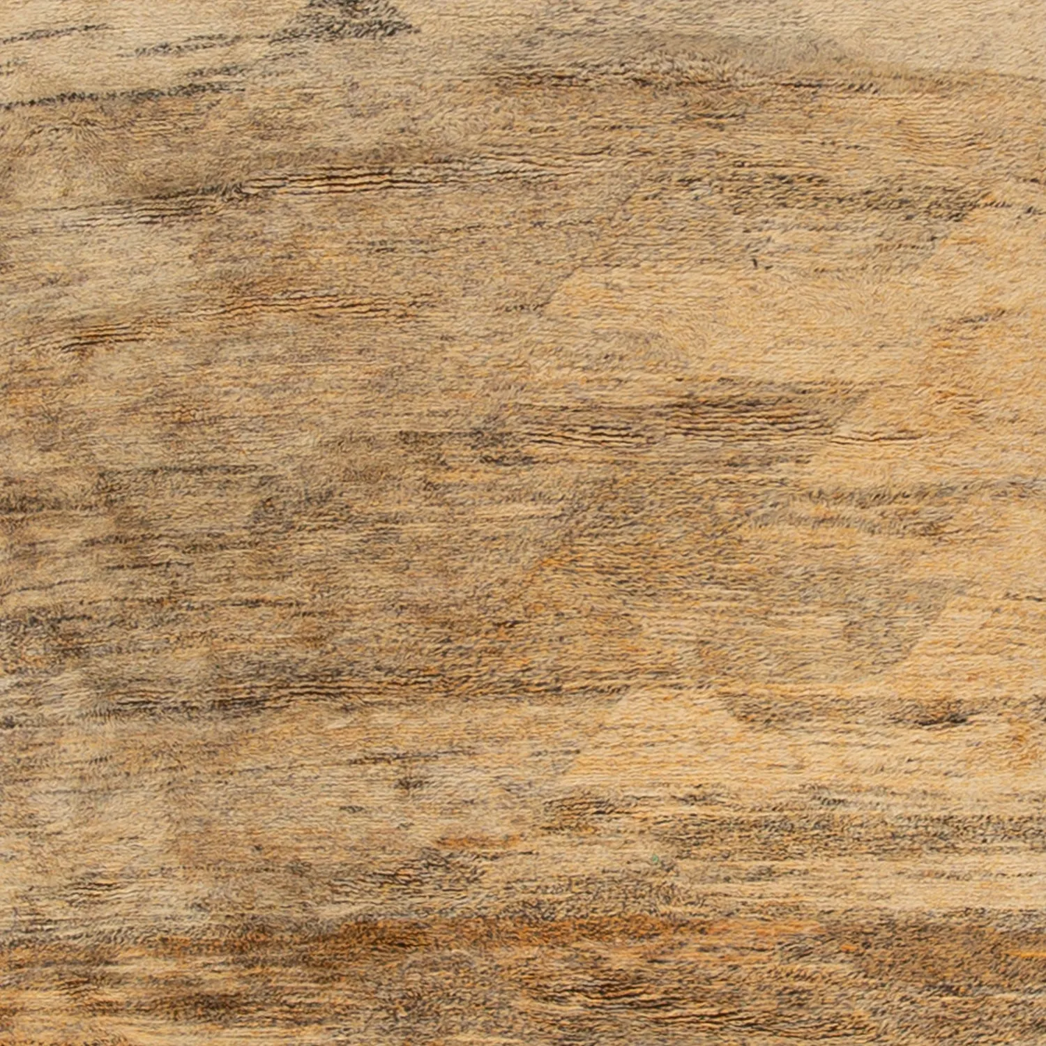 Brown Casablanca Moroccan Wool Runner - 4'7" x 28'