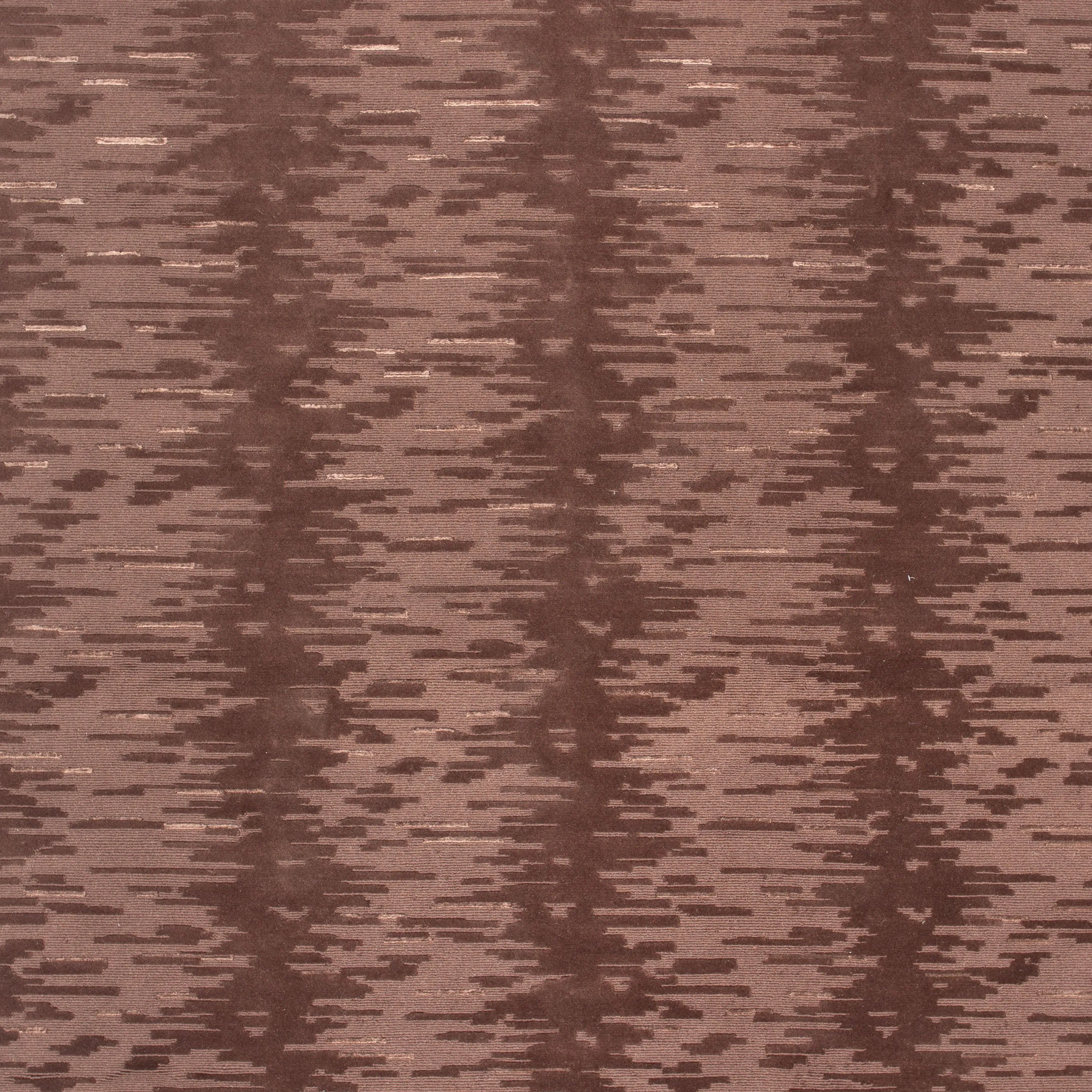 Brown Contemporary Wool Art Silk Blend Rug - 10'1" x 13'10"