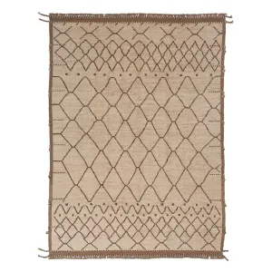 Brown Modern Wool Rug - 10'4'' x 14'3''