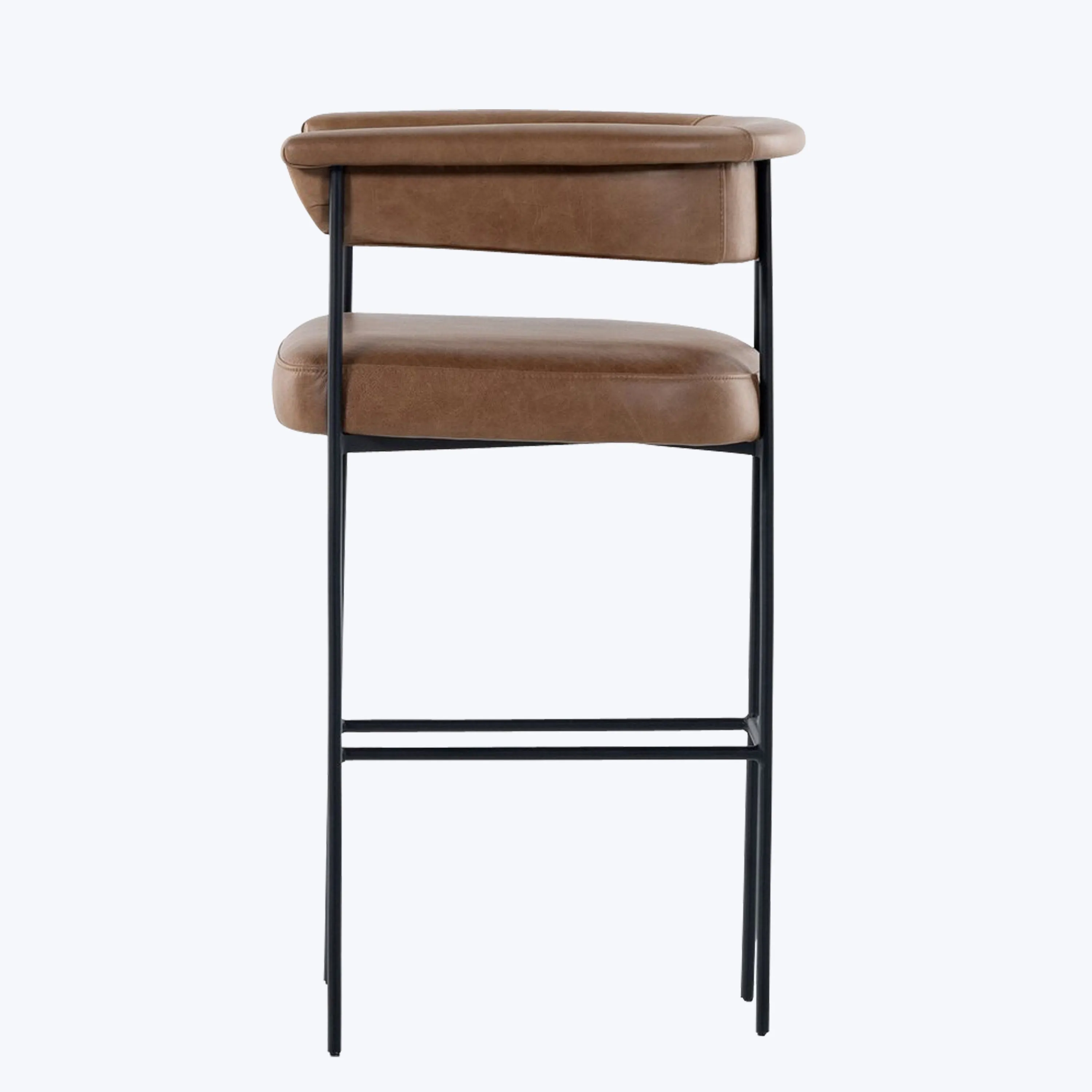 Carrie Leather Bar Stool