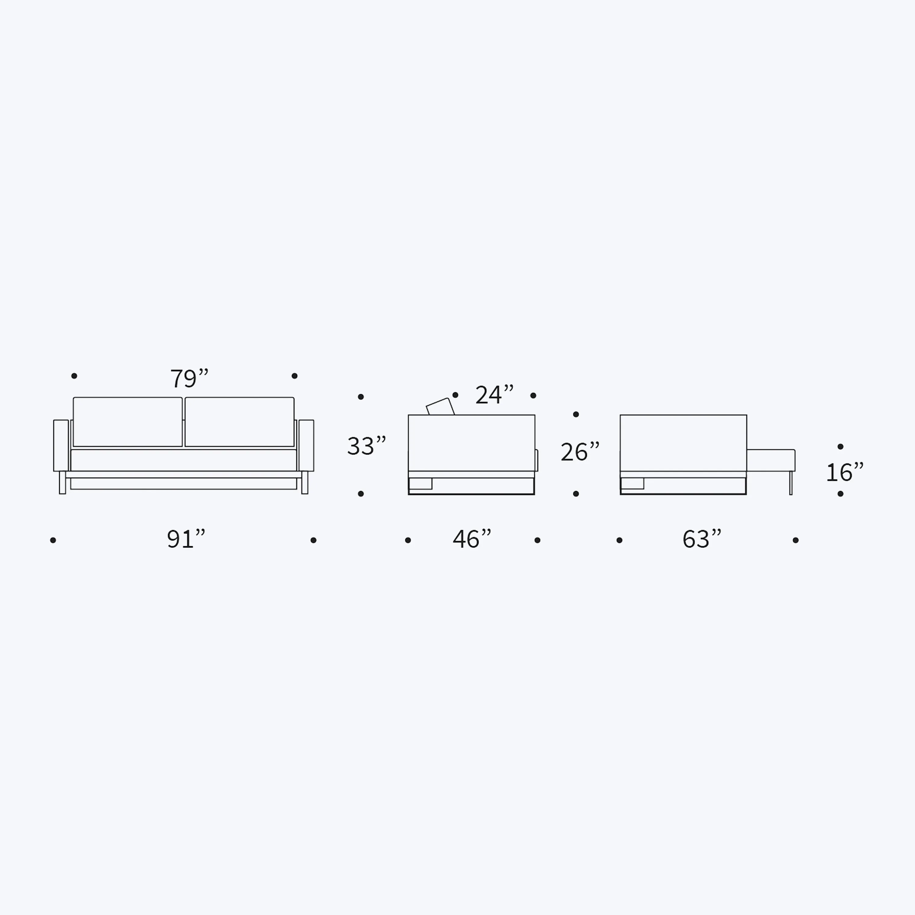 Cassius Sleeper Sofa