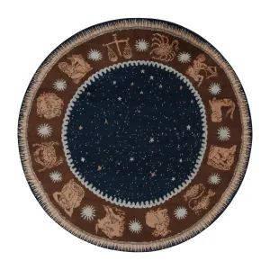 Celestial Vintage Wool Rug - 8'11" Round