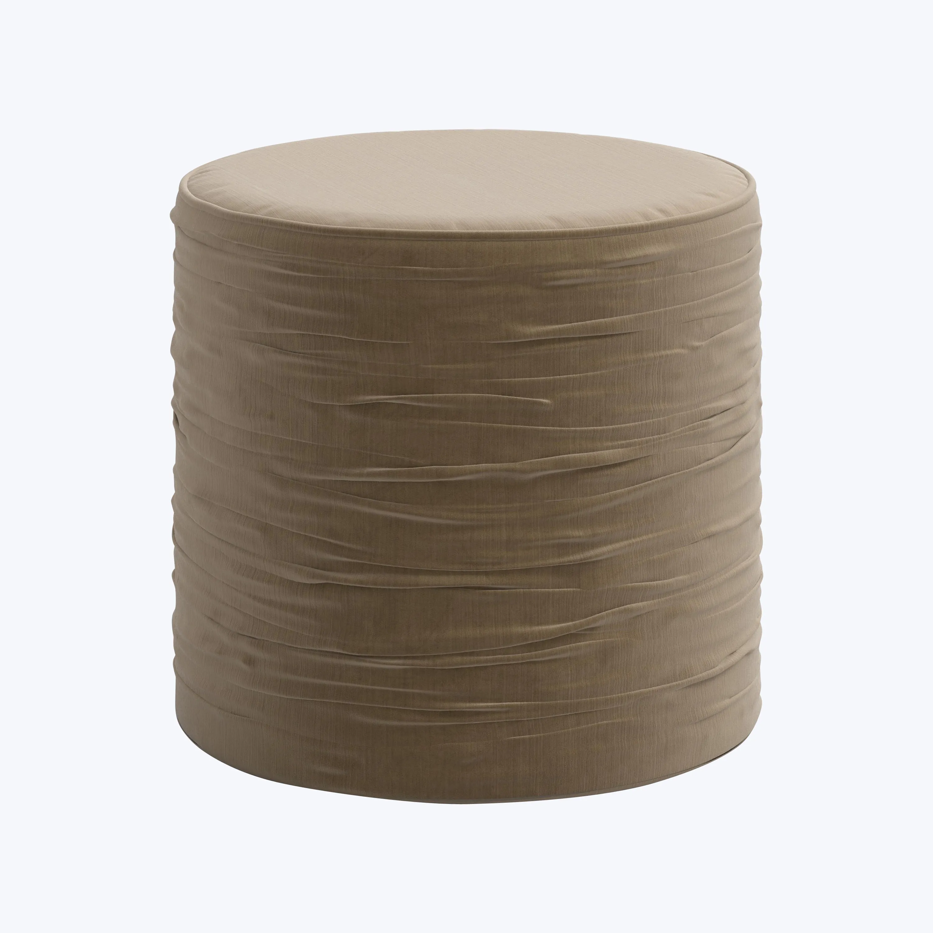Cindy Ruched Ottoman