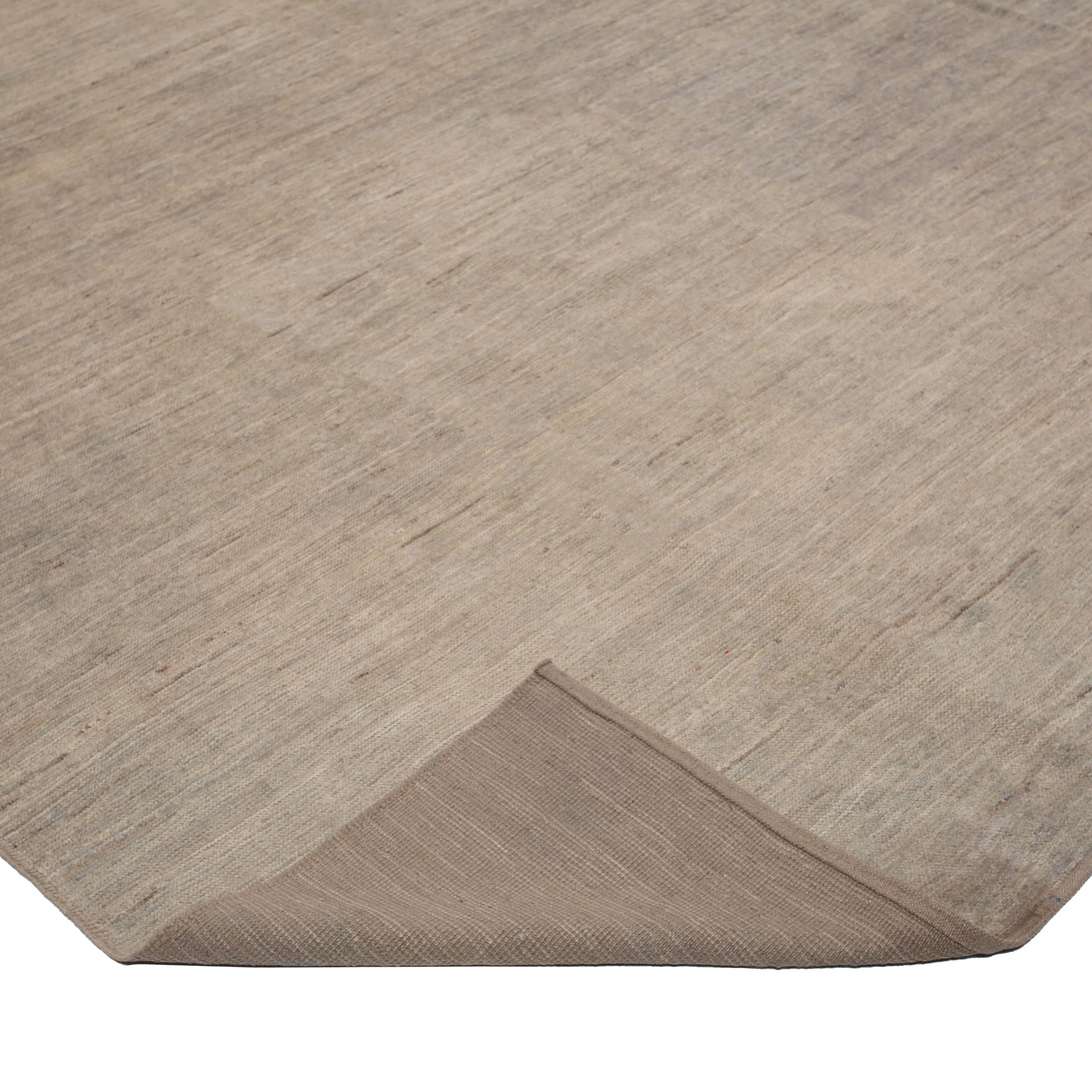 Cream Zameen Transitional Wool Rug - 9'9" x 14'2"