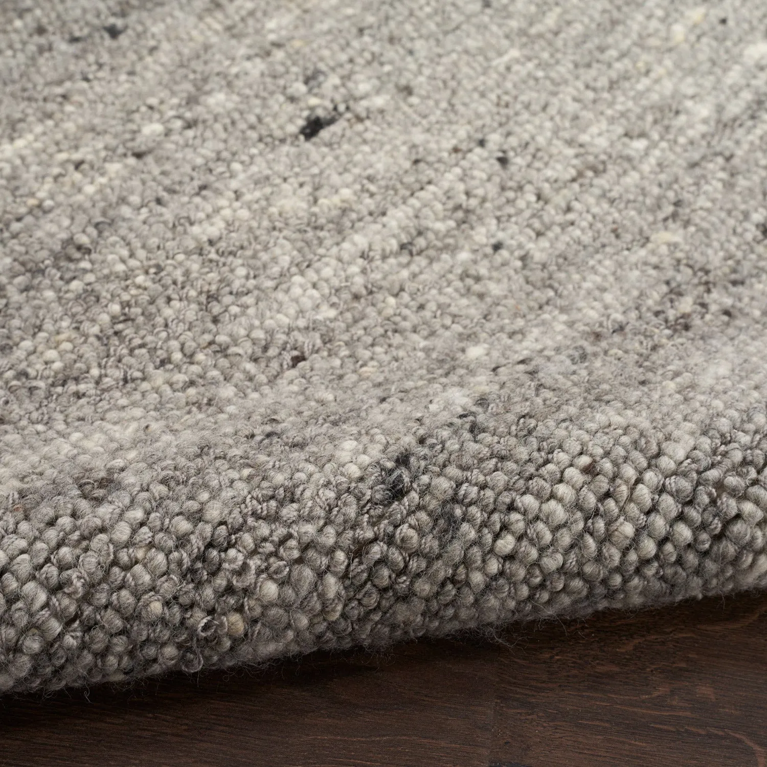 Distressed Essentials Solid Rug - Grey