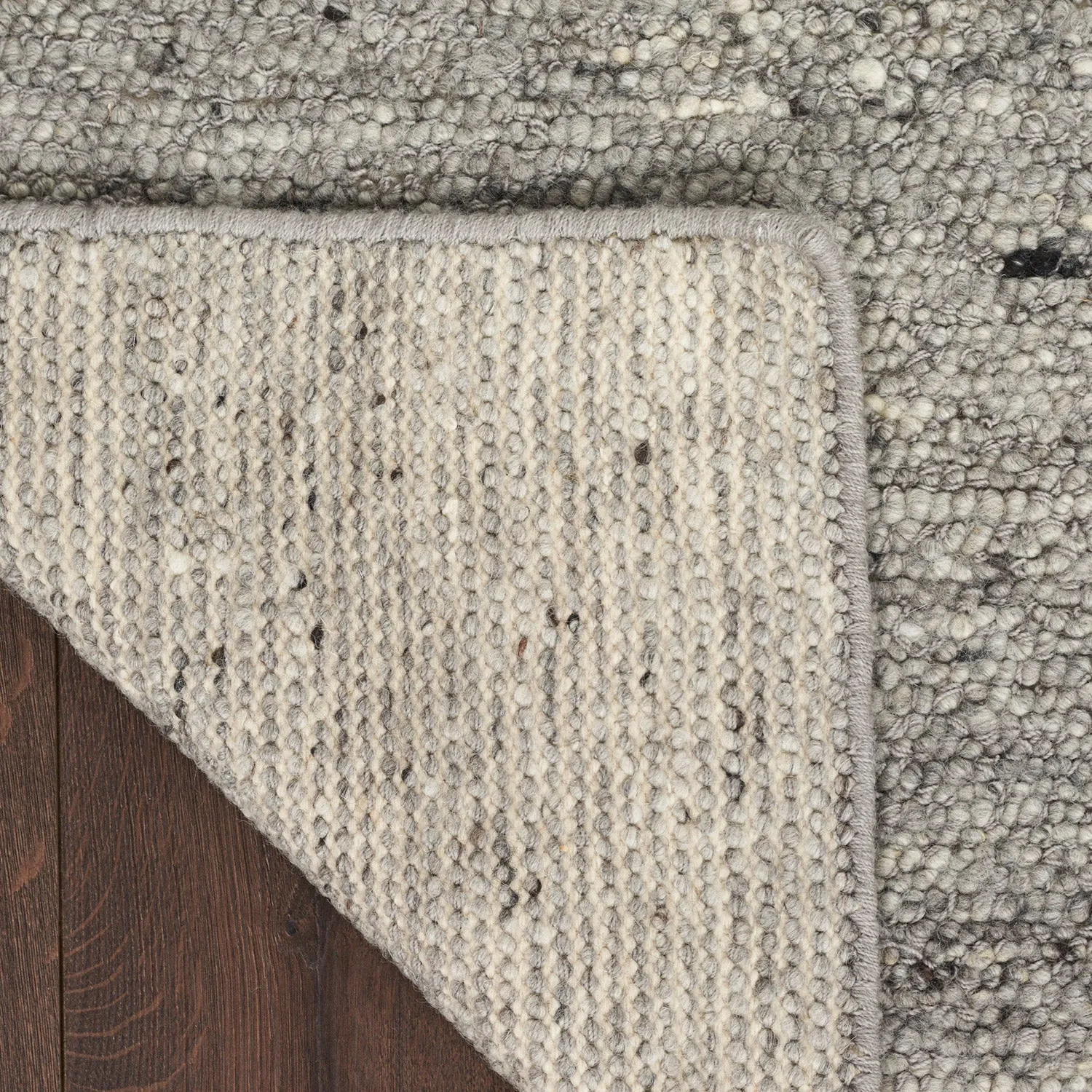 Distressed Essentials Solid Rug - Grey