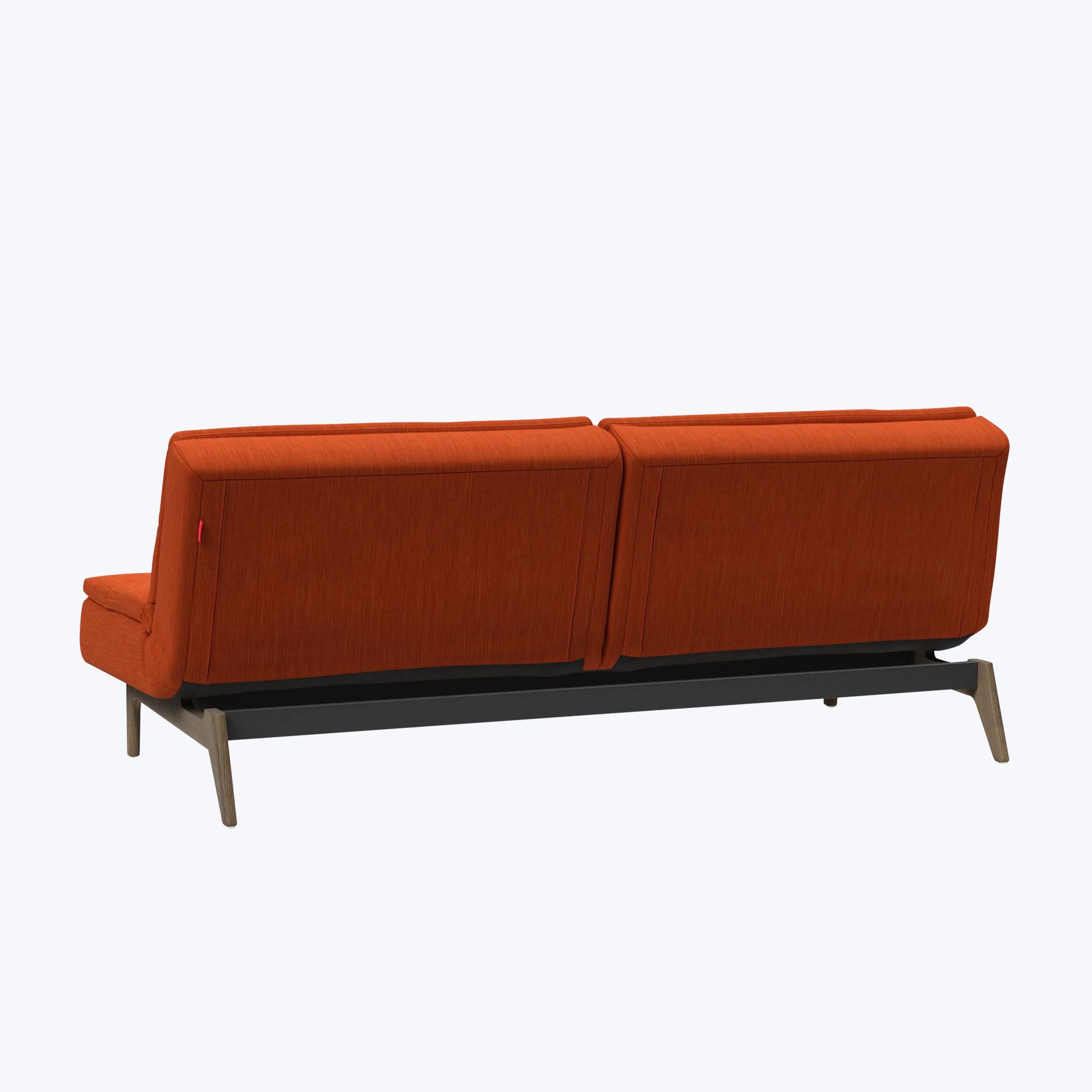 Dublexo Smoked Oak Armless Sleeper Sofa