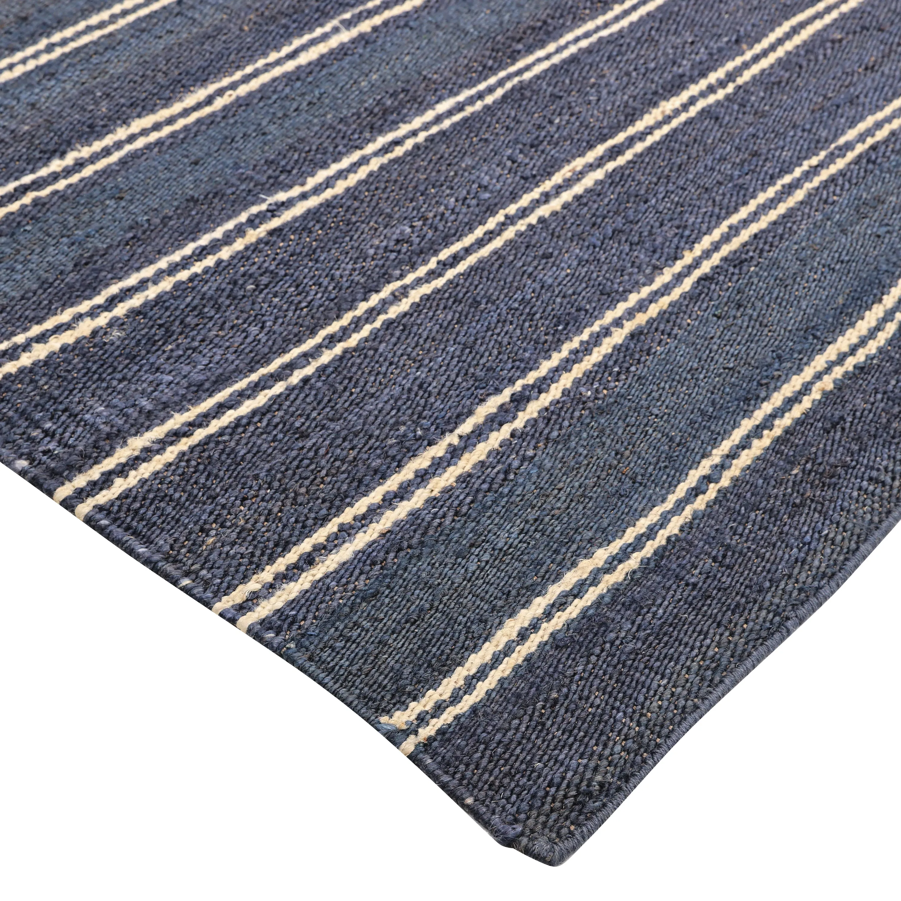Flatweave Jute Wool Rug - 8' x 10'