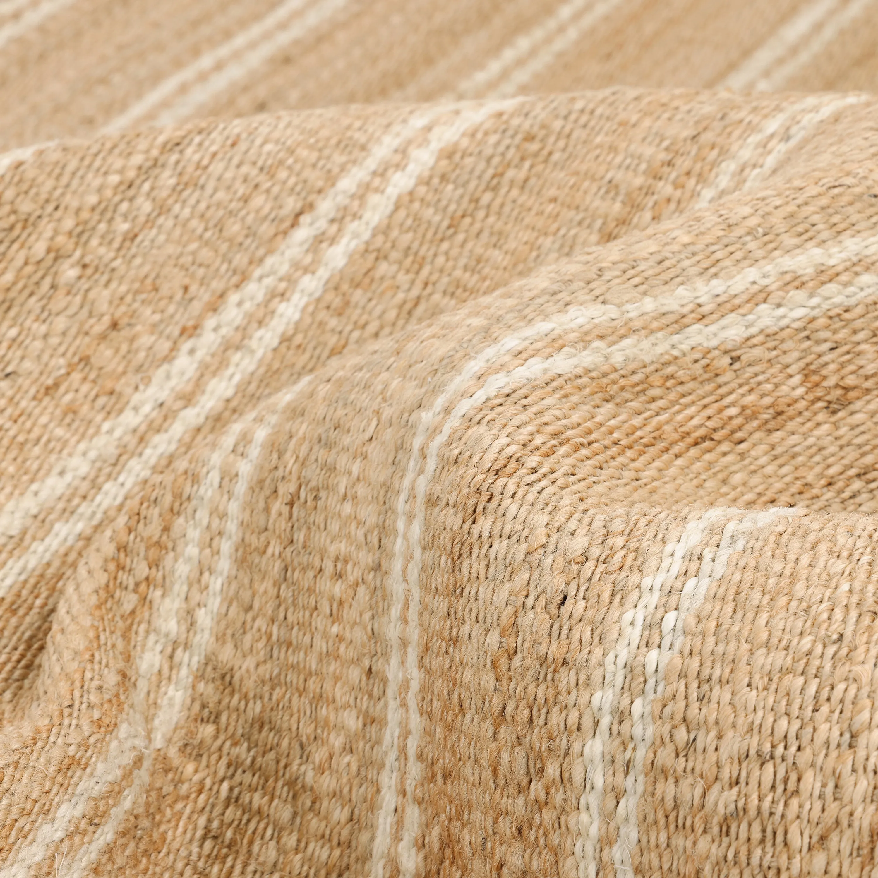 Flatweave Jute Wool Rug - 8' x 10'