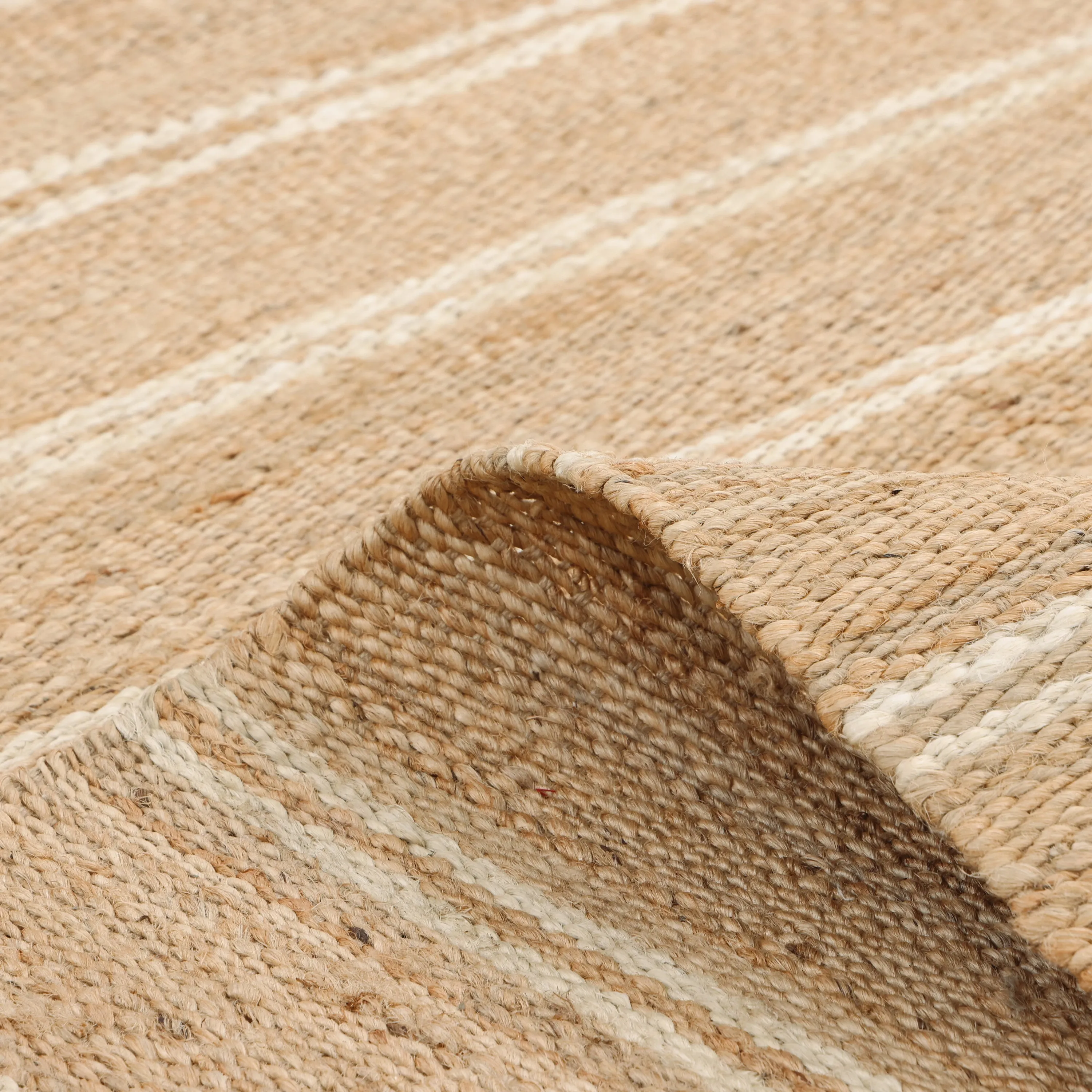 Flatweave Jute Wool Rug - 8' x 10'