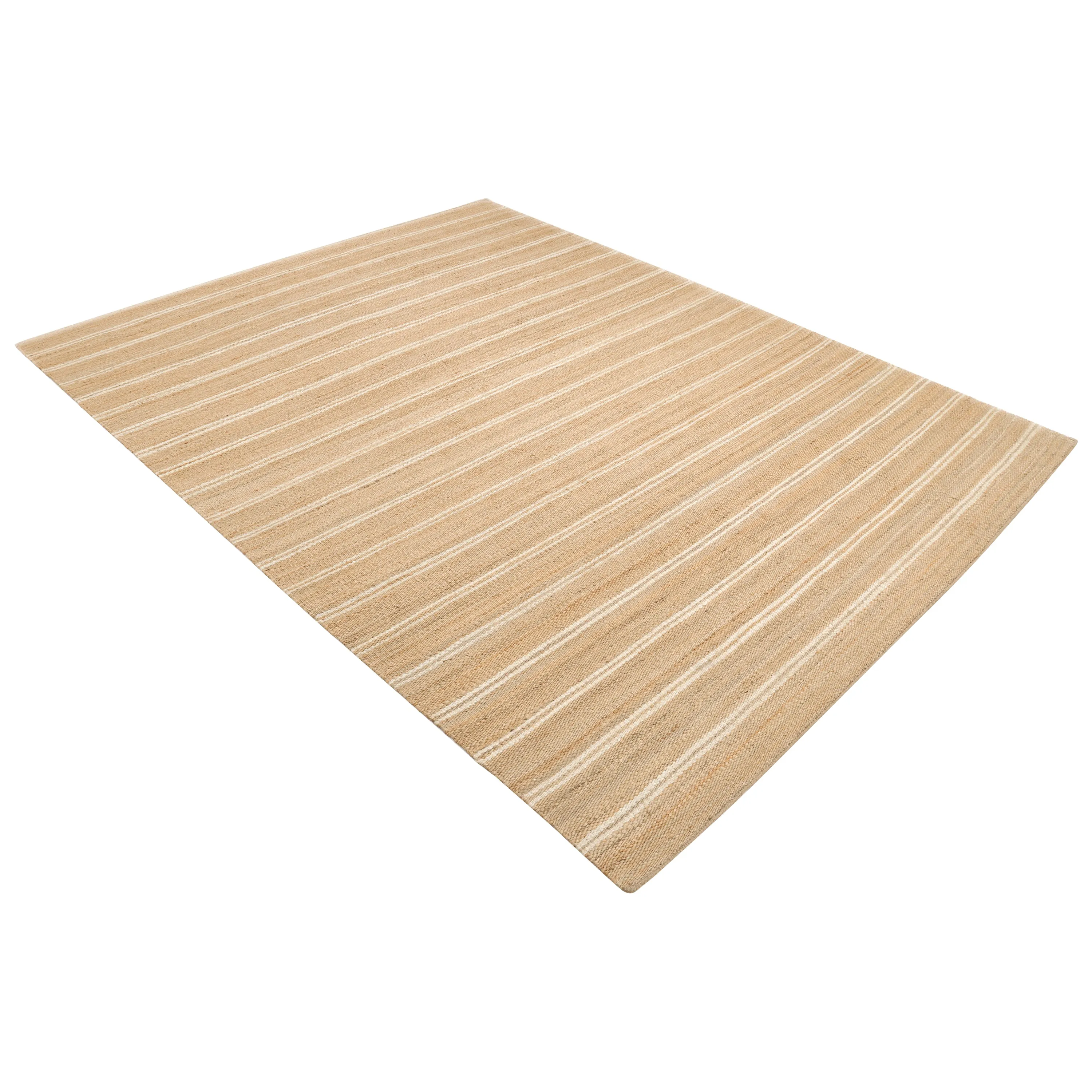 Flatweave Jute Wool Rug - 8' x 10'