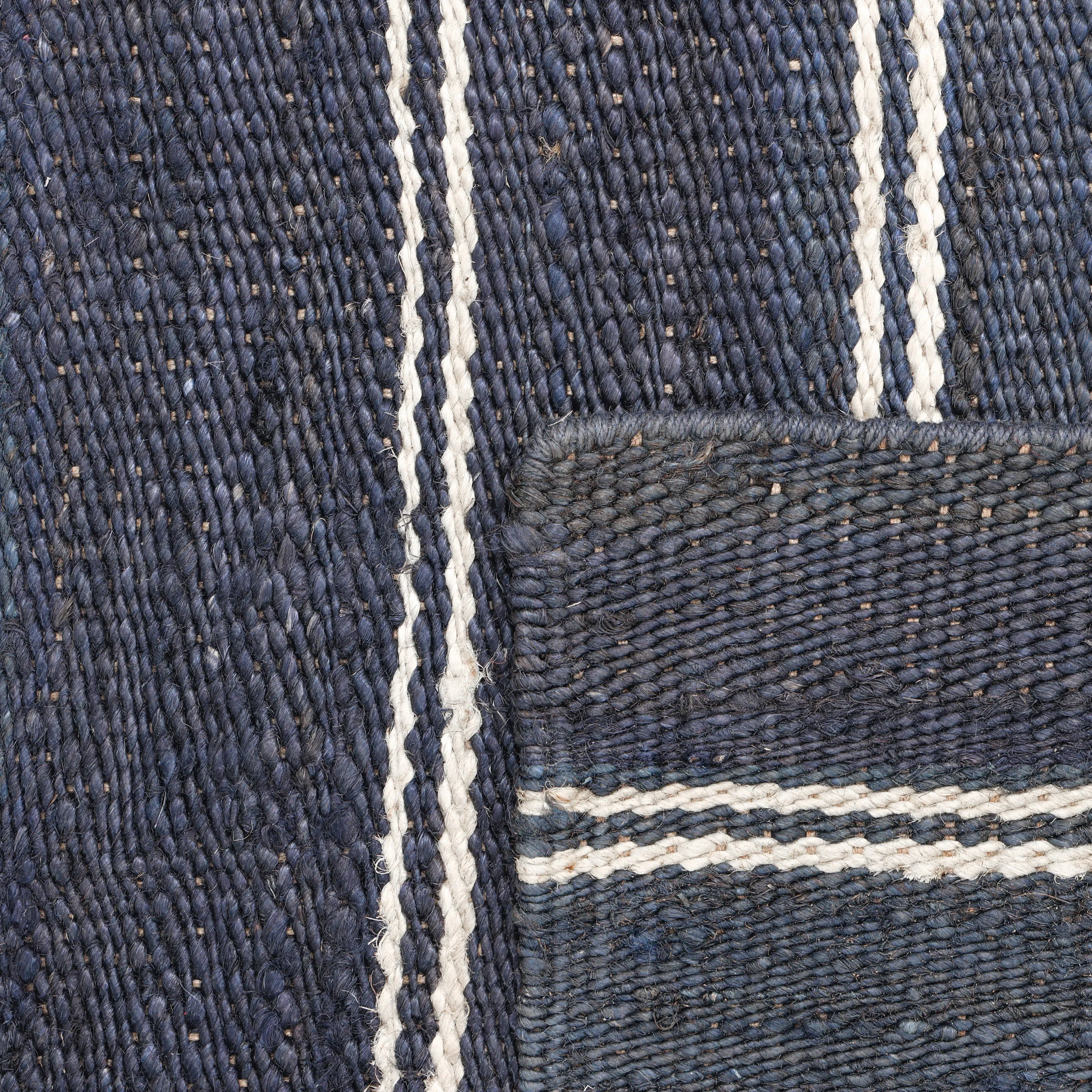 Flatweave Jute Wool Rug - 8' x 10'