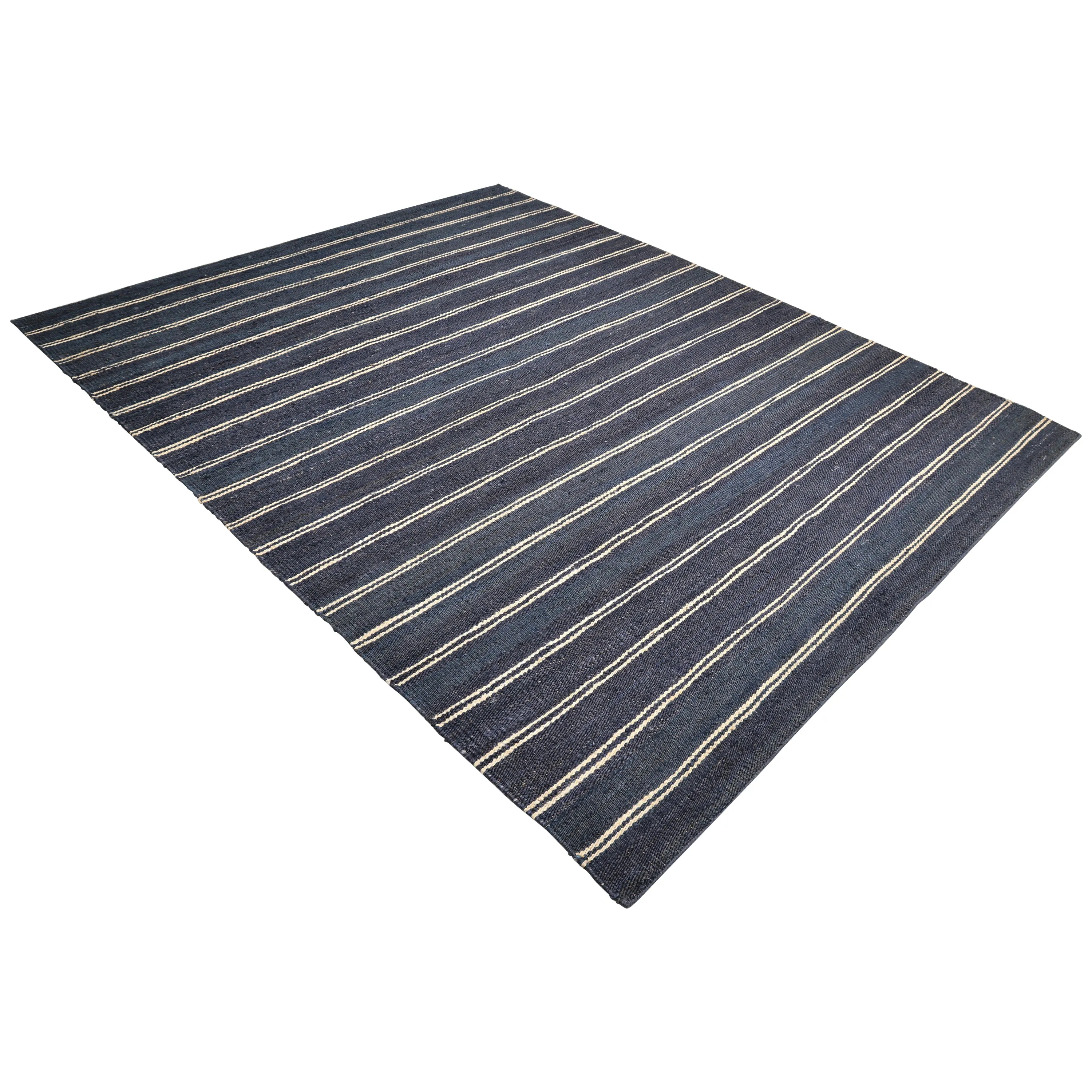 Flatweave Jute Wool Rug - 8' x 10'