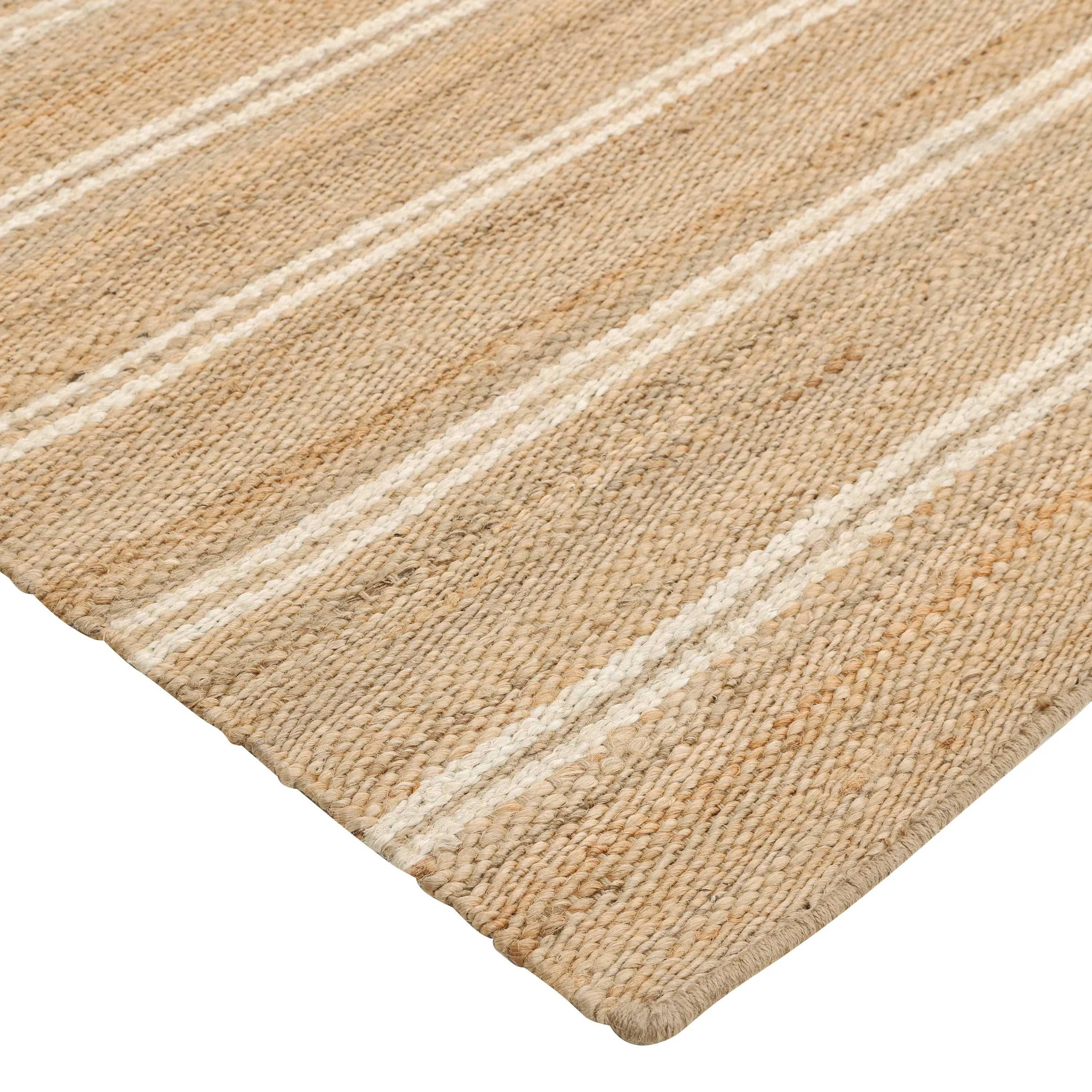 Flatweave Jute Wool Rug - 8' x 10'