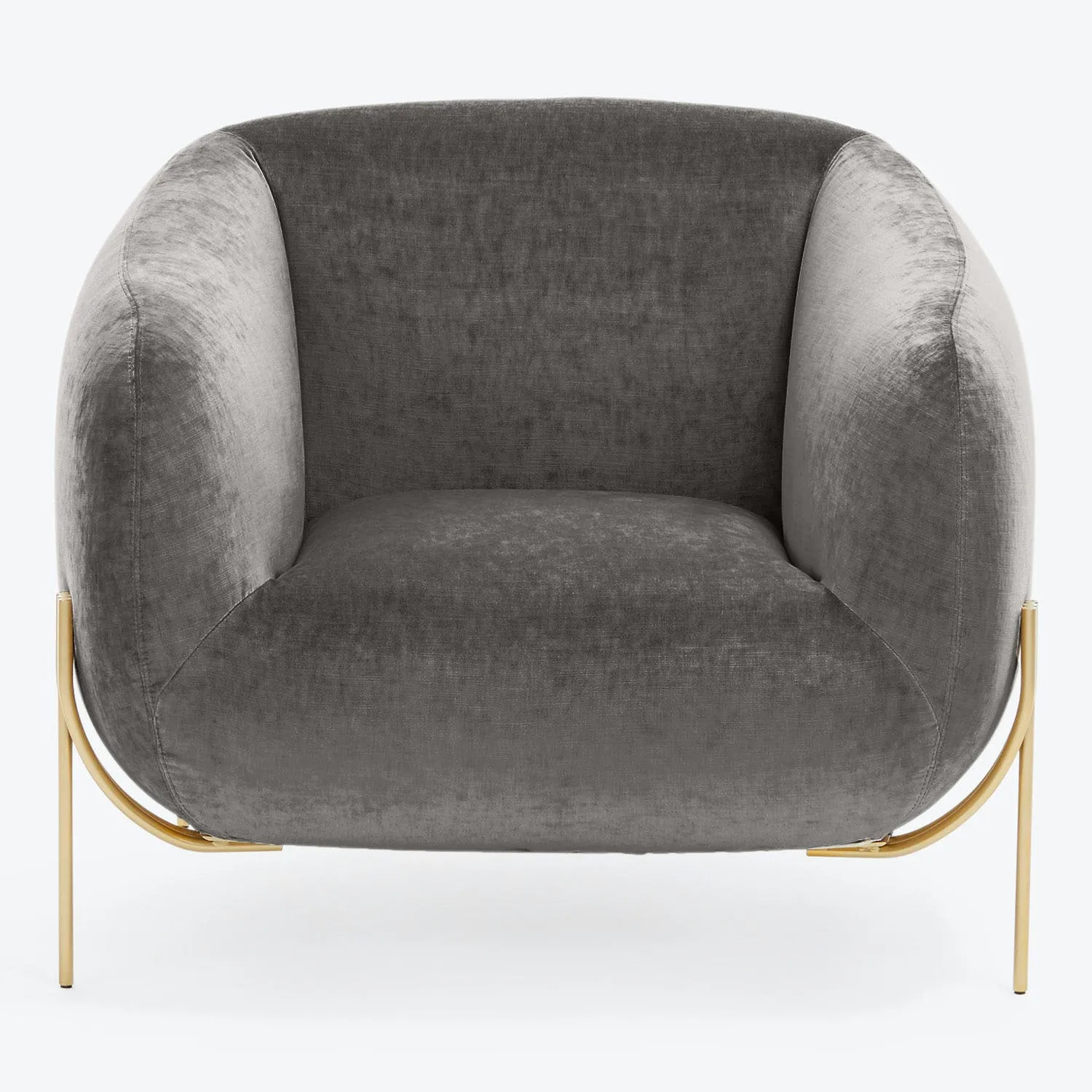 Geo Velvet Armchair